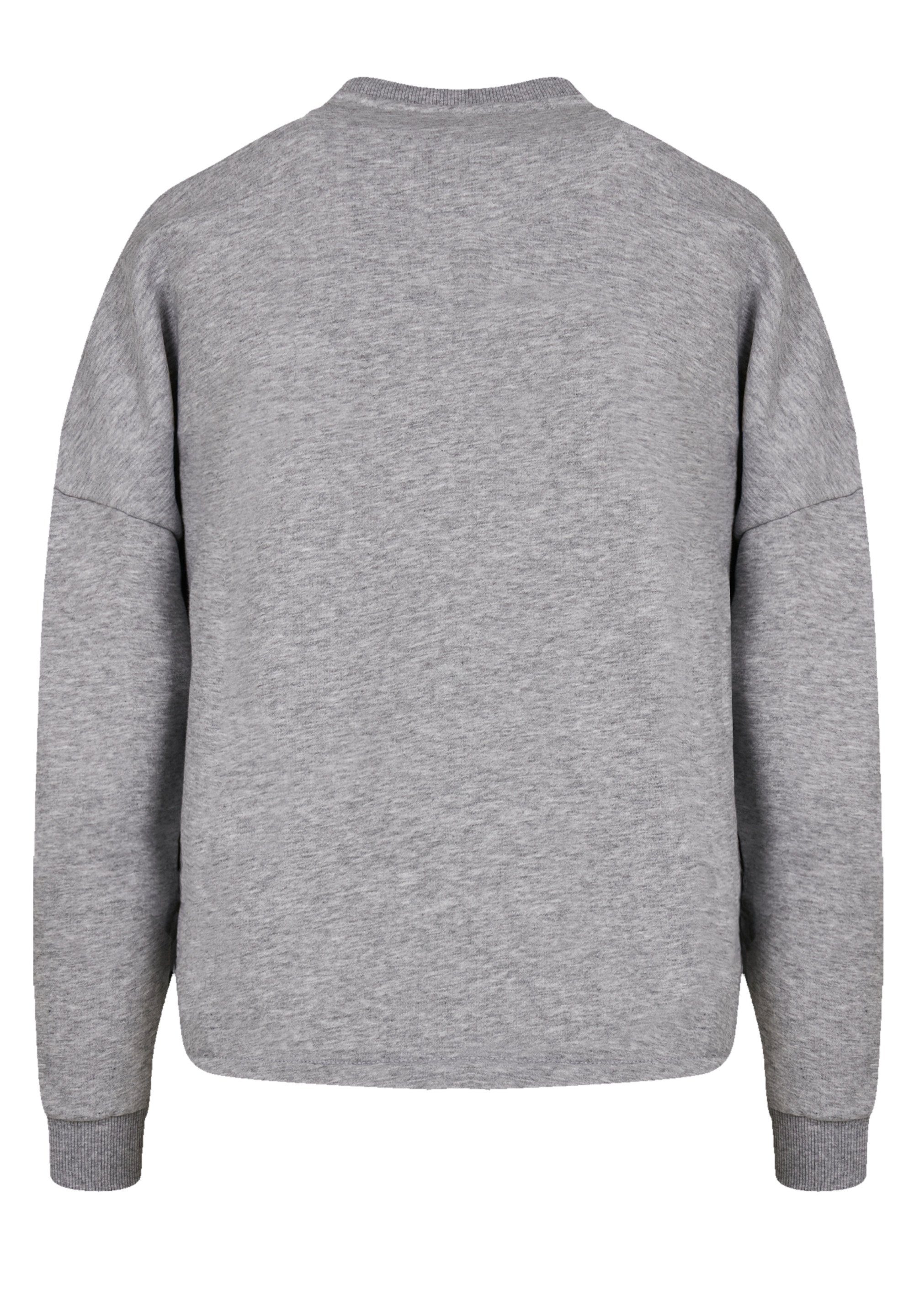 Pinguin Jan Hamburg grey heather Sweatshirt & Knut F4NT4STIC Print