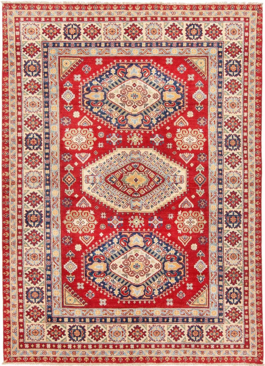 Orientteppich Kazak 173x240 Handgeknüpfter Orientteppich, Nain Trading, rechteckig, Höhe: 5 mm