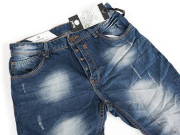 Justing Tapered-fit-Jeans Hose mit Kontrastnähten - ST-03058#D