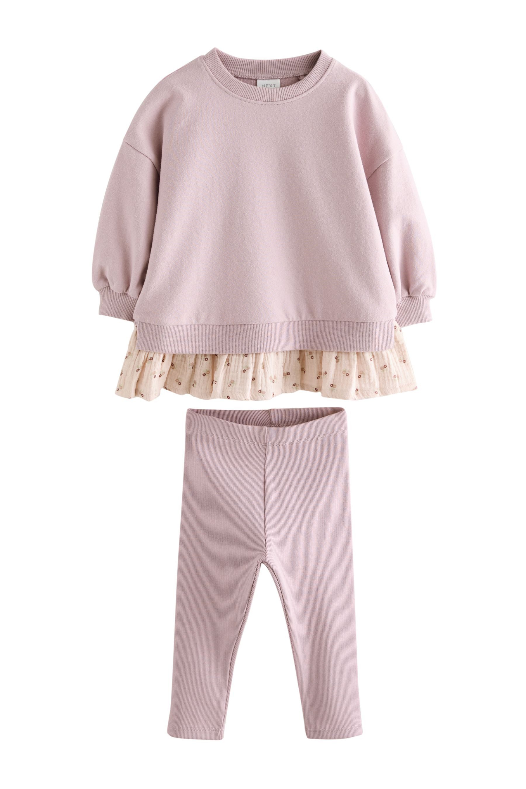 Next Shirt & Hose Sweatshirt und Leggings im Set (2-tlg)