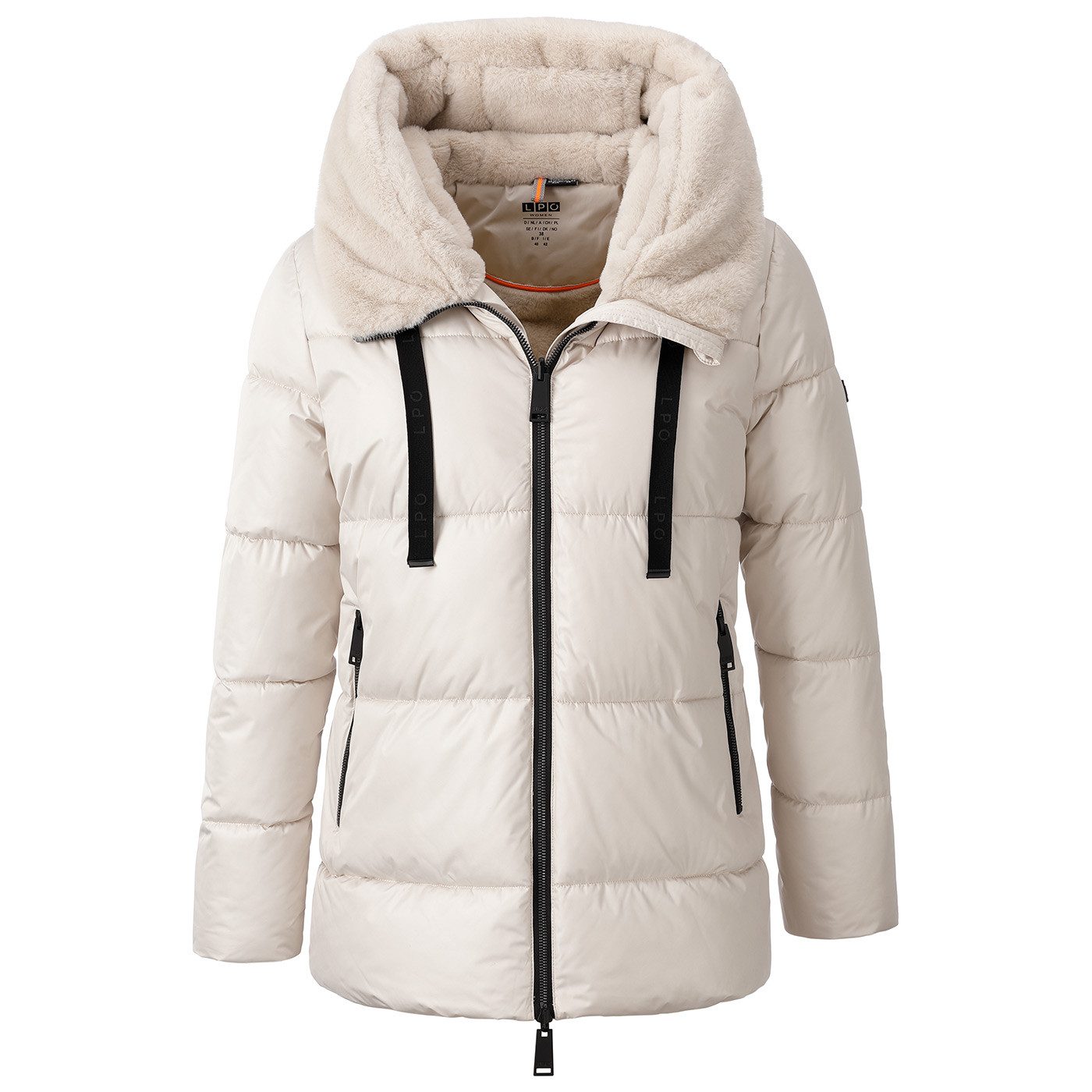 LPO Steppjacke Evita Webpelz-Besatz
