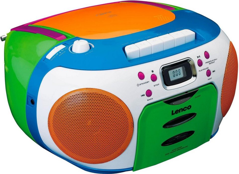 Lenco SCD-971 Stereo-CD Player (UKW-Radio), Radio, CD- und  Kassetten-Spieler in einem