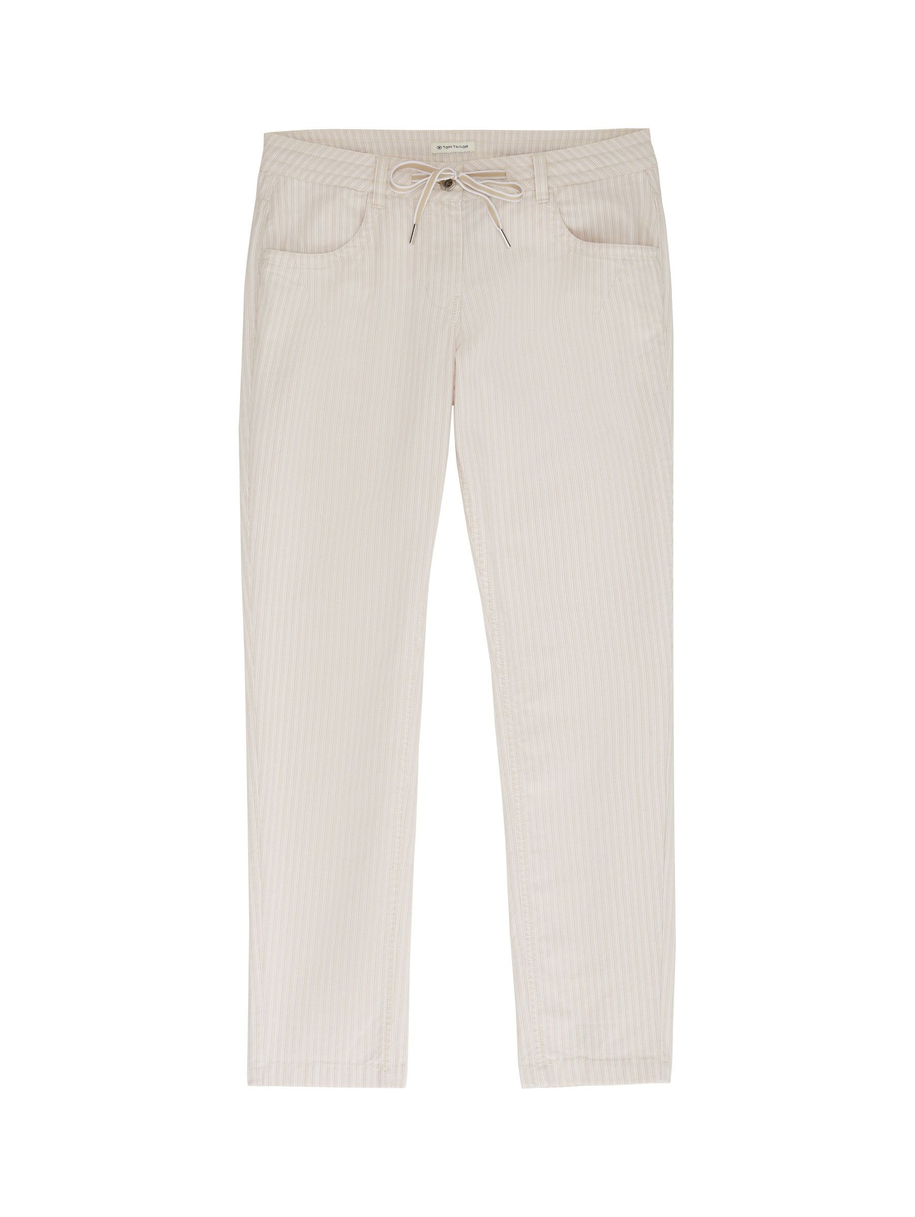 TOM TAILOR Stoffhose Cropped Relaxed Stoffhose Tapered Relaxed Hose