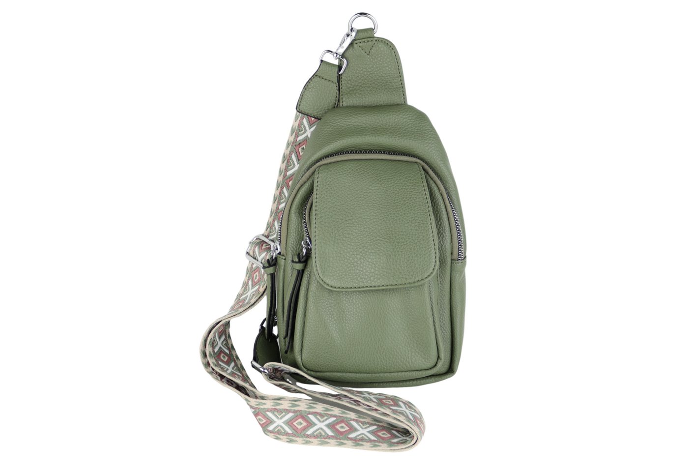 MIRROSI Umhängetasche Sling Bag,Brusttasche, Crossbody 19x28x8cm (für Ausflüge, Reisen, Wanderungen, und Partys, Mittelgroß), auch für die Verwendung als Rucksack oder Daypack geeignet