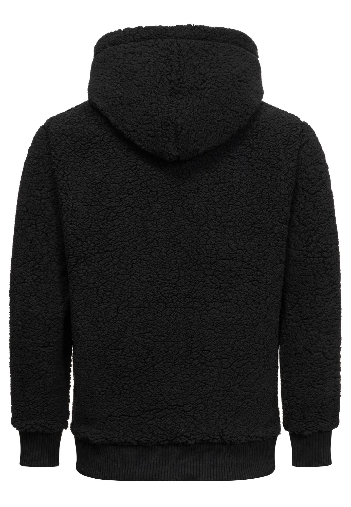 Amaci&Sons Kapuzenpullover CARNEY Kapuzenpullover Teddyfell Herren Teddy Sw günstig online kaufen