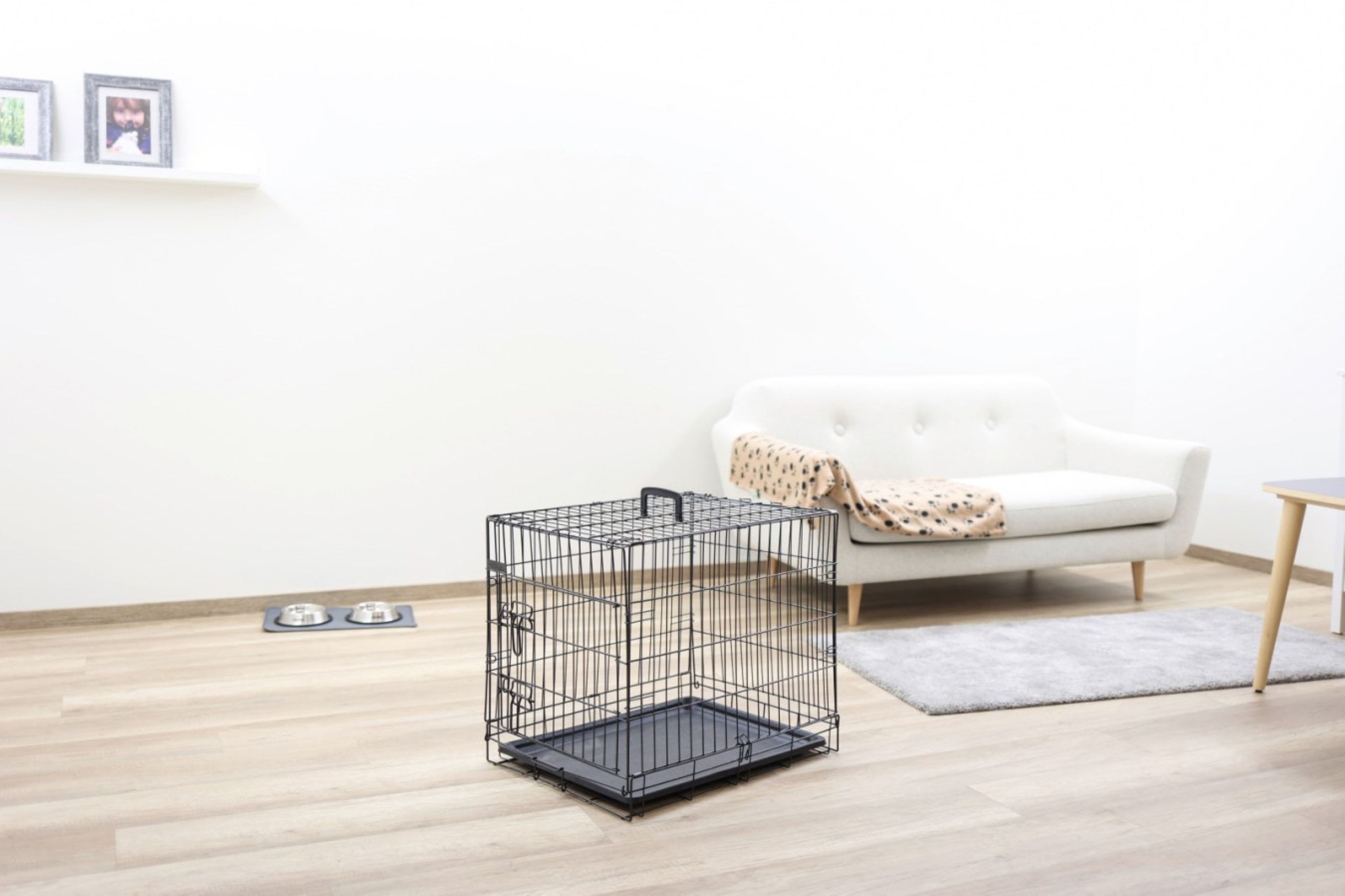 Kerbl Tiertransportbox Kerbl Gittertransportbox klappbar schwarz 63x48x57cm 1 Tür 81364