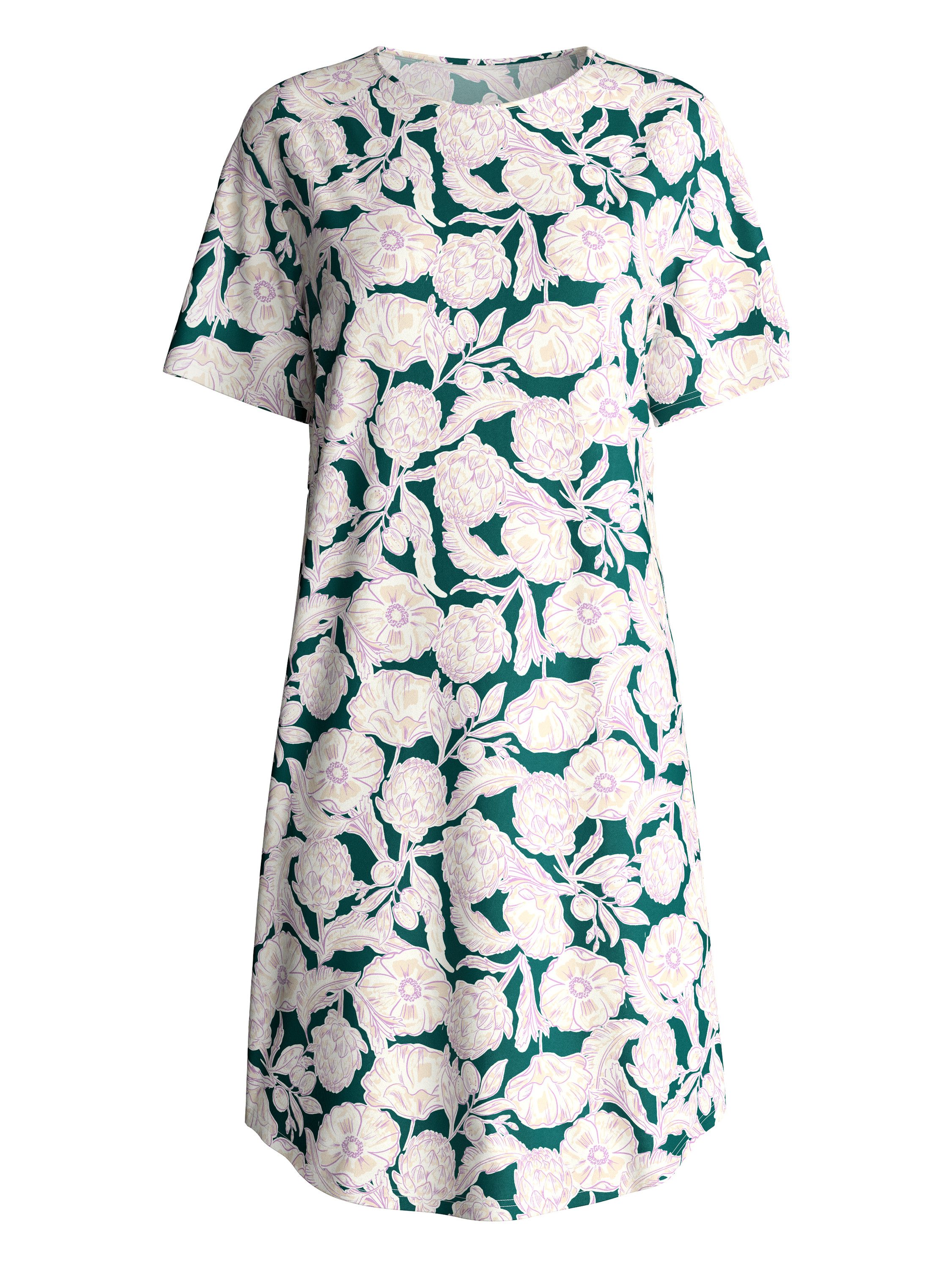 CALIDA Nachthemd Botanic Dreams Damen . (1-tlg) weiche PIMA Baumwolle, lockerer Schnitt, Länge 95cm