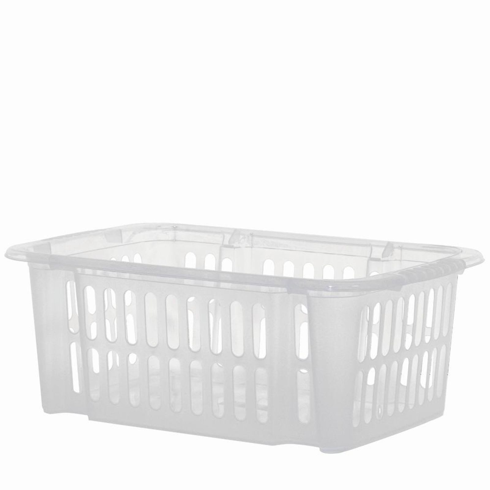 Aufbewahrungsbox Dreh-Stapelkorb 40 x 15 x 26 cm Kunststoff, sortierte Farben