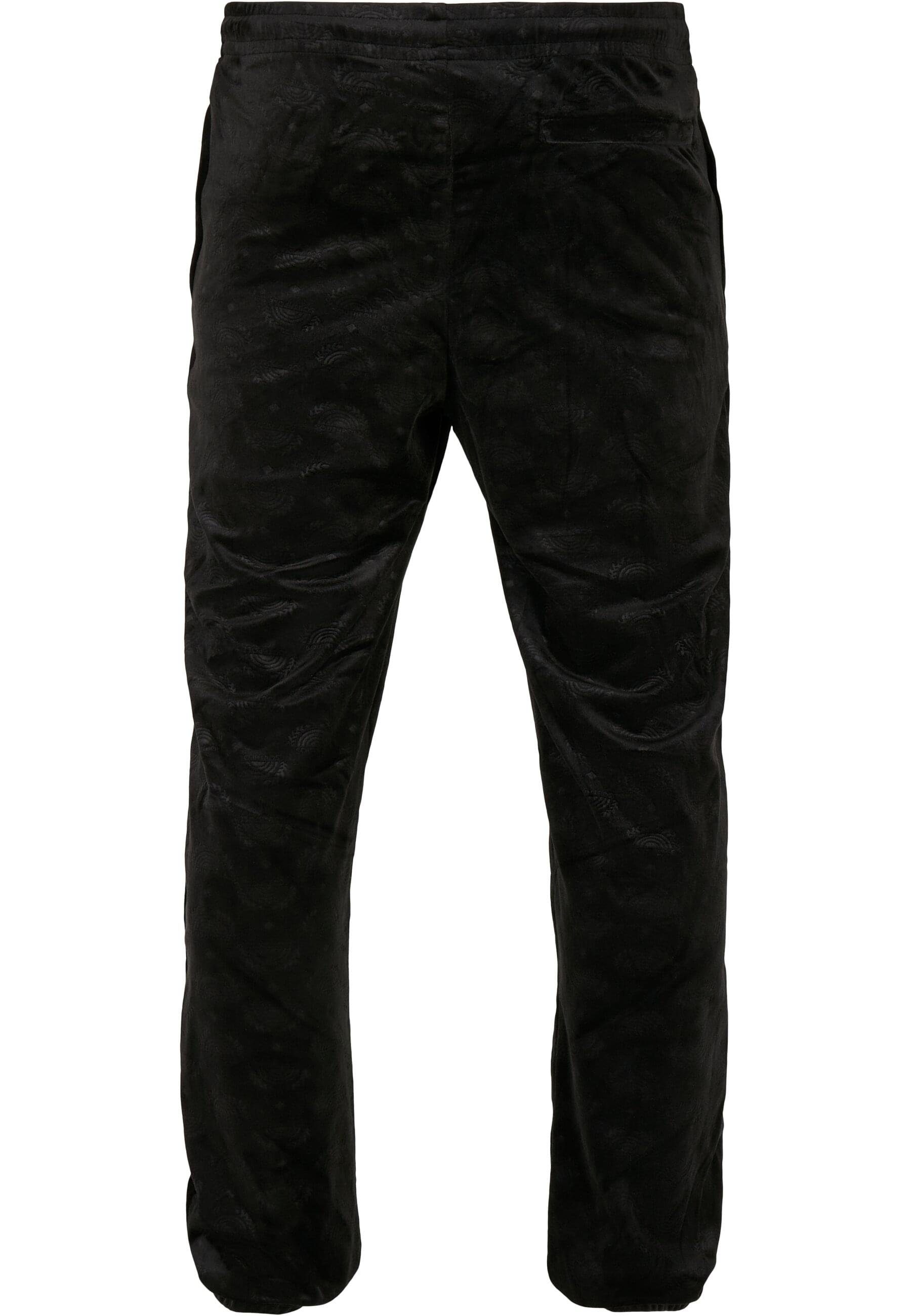 Jogginghose AOP Herren Southpole Velour Pants Southpole (1-tlg) black