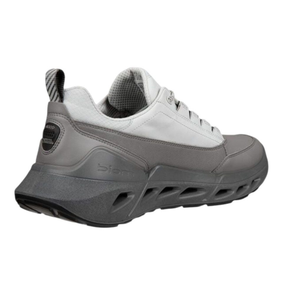 Ecco Biom 720 GTX (Vollnarbenleder, wasserdicht) grau/weiss Herren Sneaker günstig online kaufen