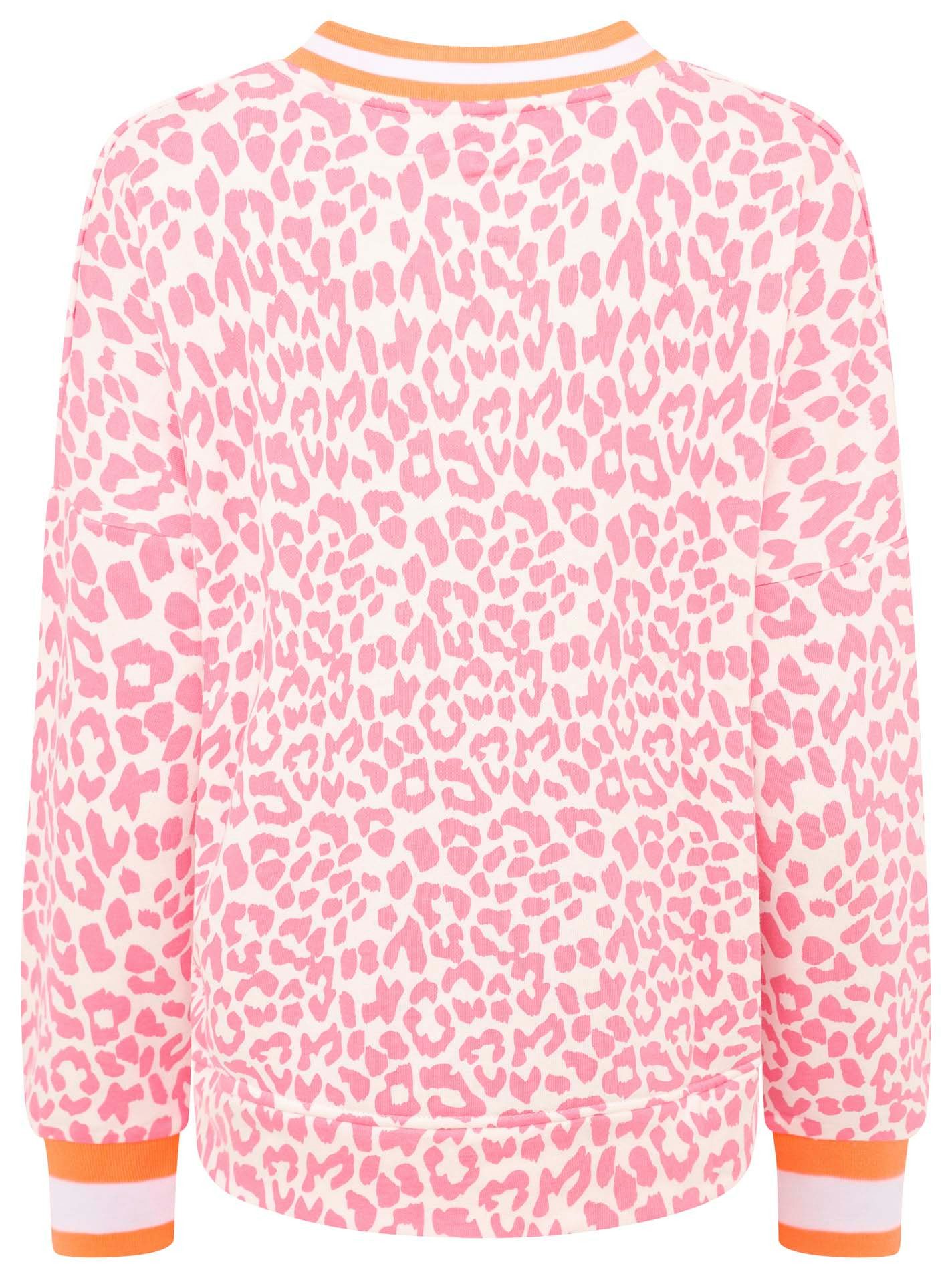 Zwillingsherz Longsweatshirt V-Neck Leo Pastell günstig online kaufen
