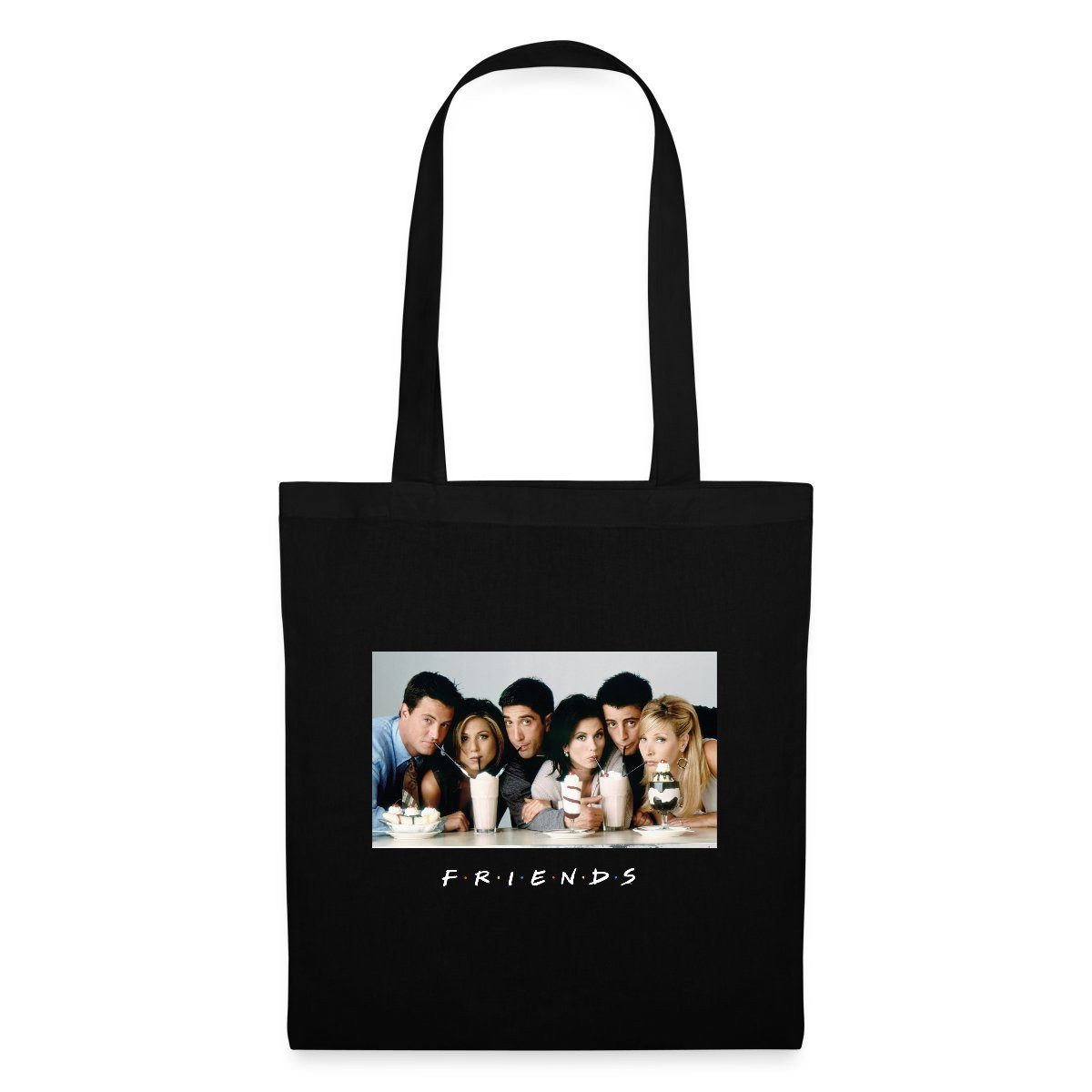 Henkeltasche Friends Milkshake Stoffbeutel