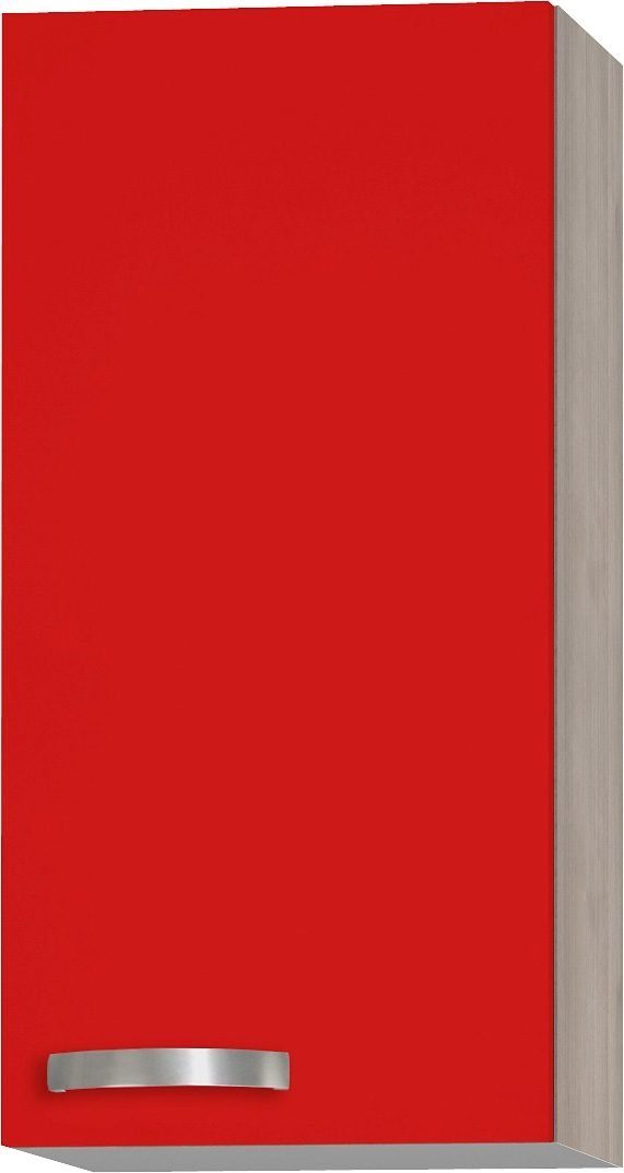 OPTIFIT Hängeschrank Faro, mit Metallgriff, Breite rot Glanz cm 40