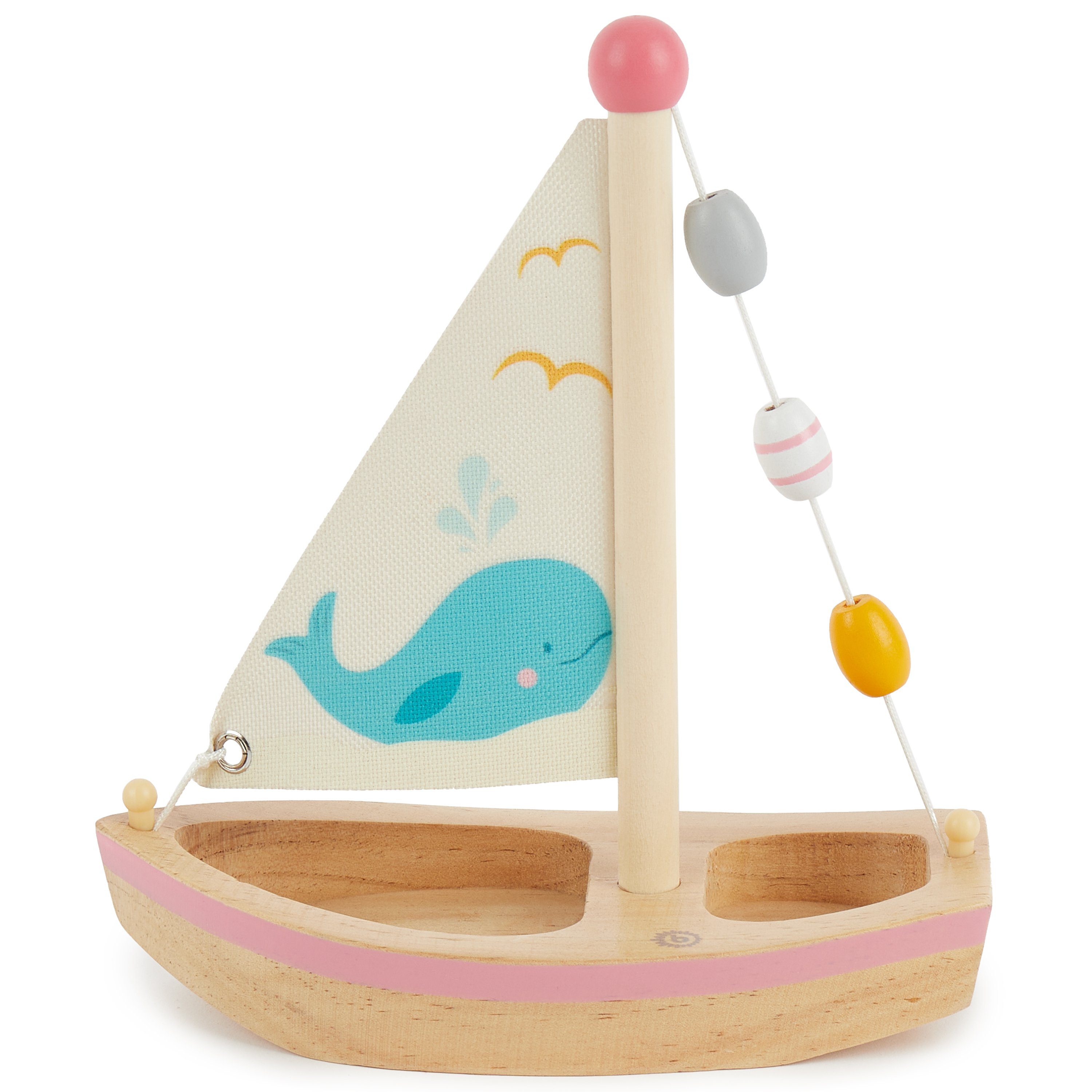 Boot Schwimmfähig Spielzeug Deko Strand Wasser für Kinder Schiff Badespielzeug mit Spielzeug Holzboot Segelboot Segelboot Spielzeug Spielsachen Holz cm Bieco Wasser 20x18 Spielzeug Segel Spielzeug BIECO