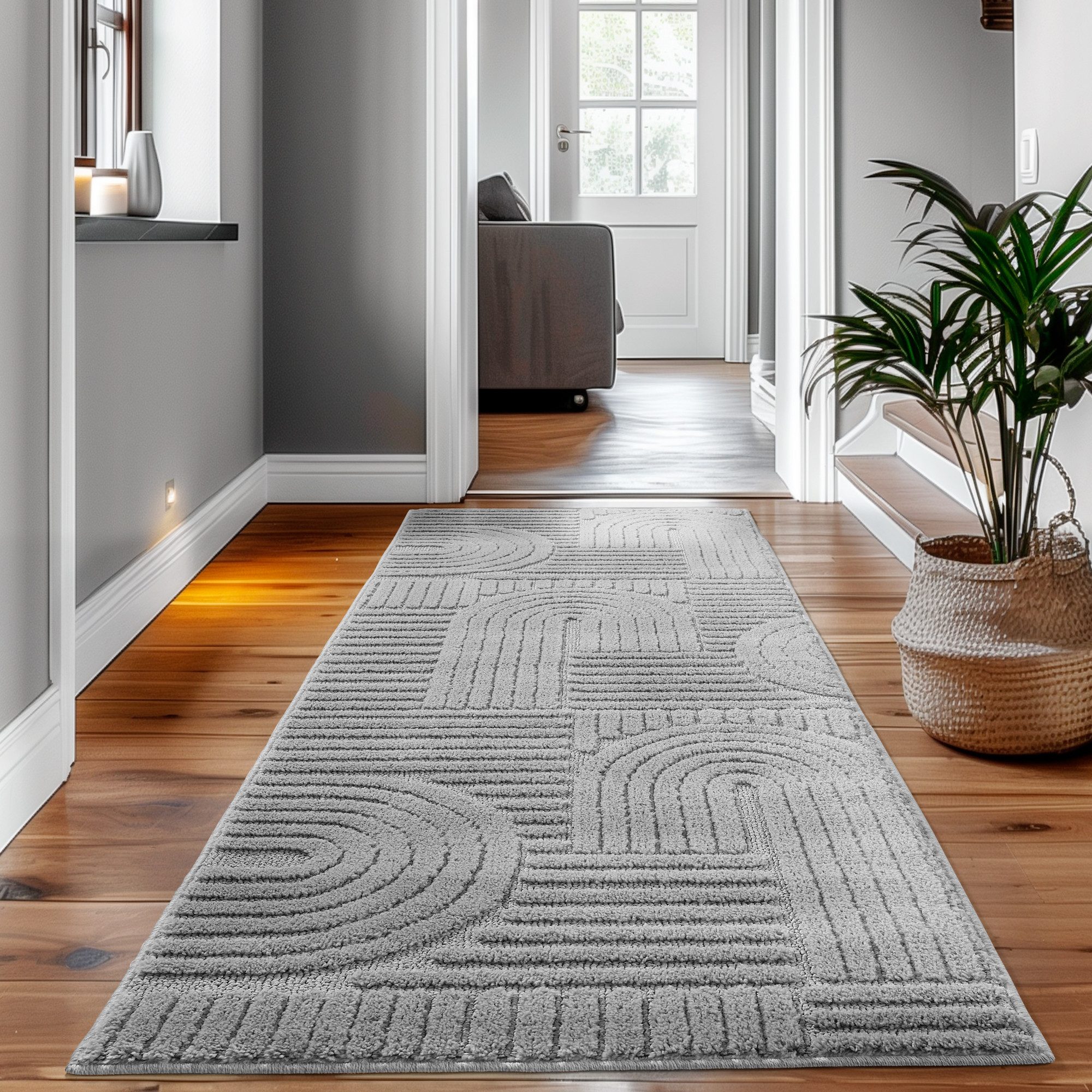 SIMPEX24 Designteppich Skandinavischer Boho, Rechteckig, Höhe: 8 mm, Teppic günstig online kaufen