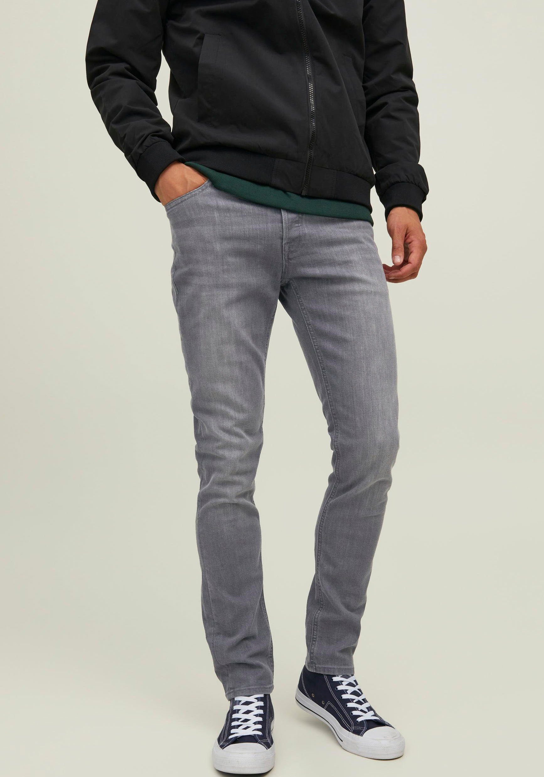 Jack & Jones Slim-fit-Jeans GLENN grey | Slim-Fit Jeans