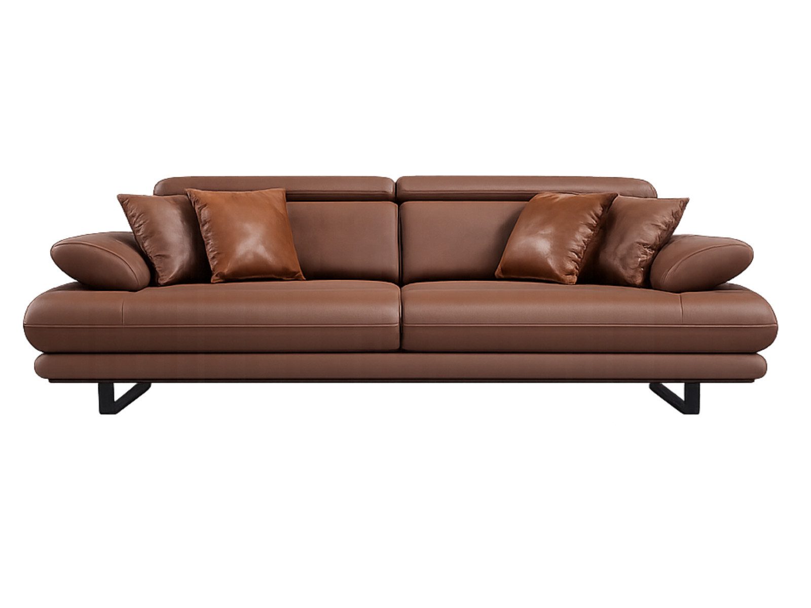 Villa Möbel Sofa Energy, 3-Sitzer 1 Teile, mit Relax-/Bettfunktion durch verstellbare Rückenlehne