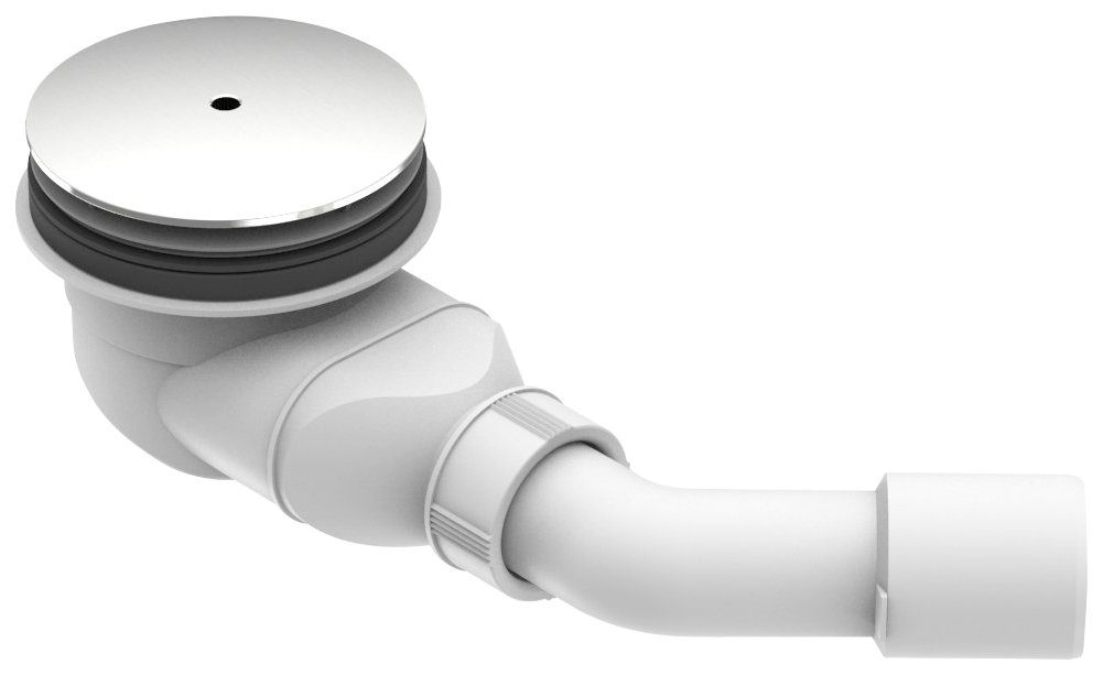 OTTOFOND Duschablauf Tasso 90, Ablauf Ablauf waagerecht DN 40, Ablauf waagerecht DN 50, [1 1/2", 1-tlg., für Duschwannen, chromfarben