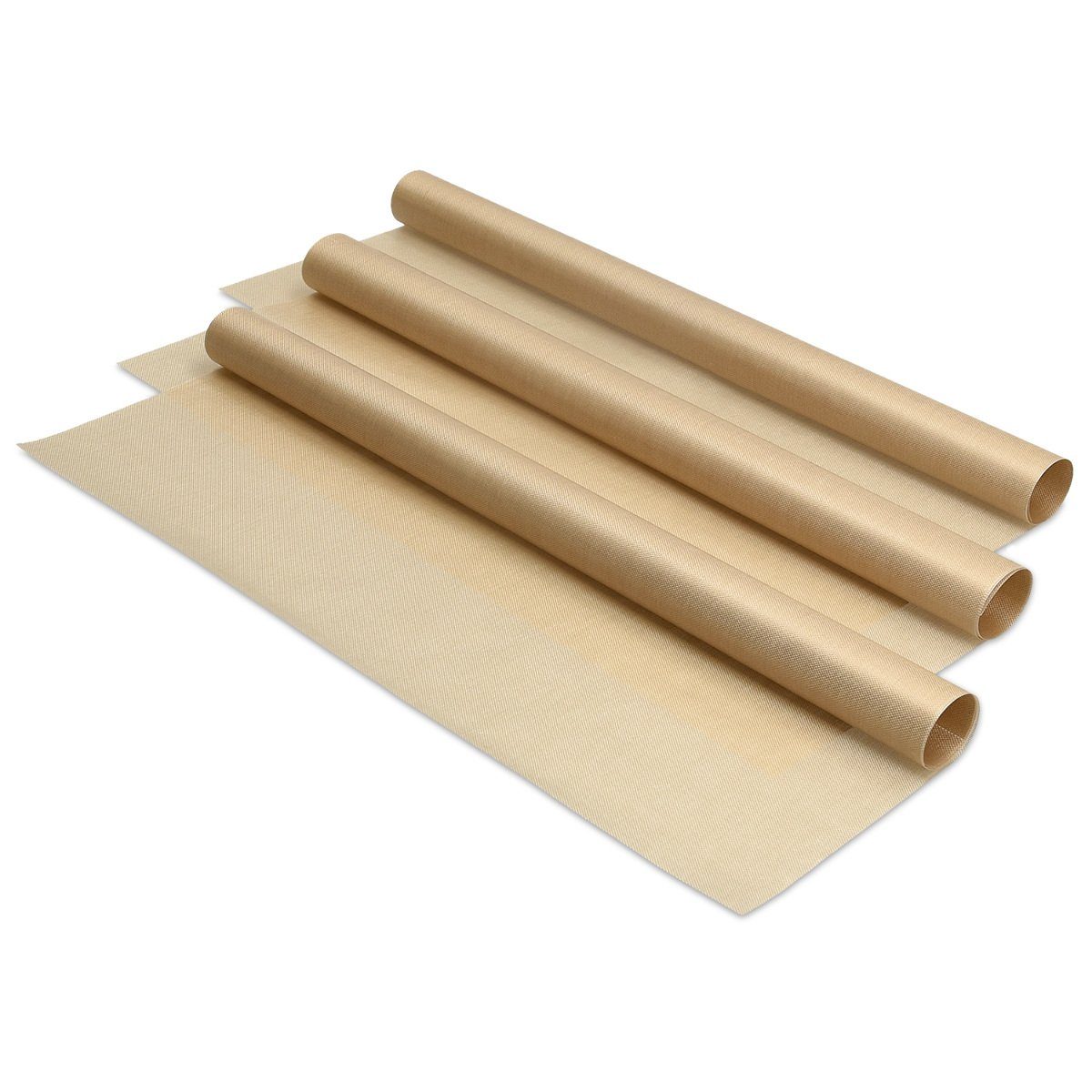 Navaris Backmatte Wiederverwendbares Backpapier - 33x40cm - Dauerbackfolie - 3er Set, PTFE (1-tlg)