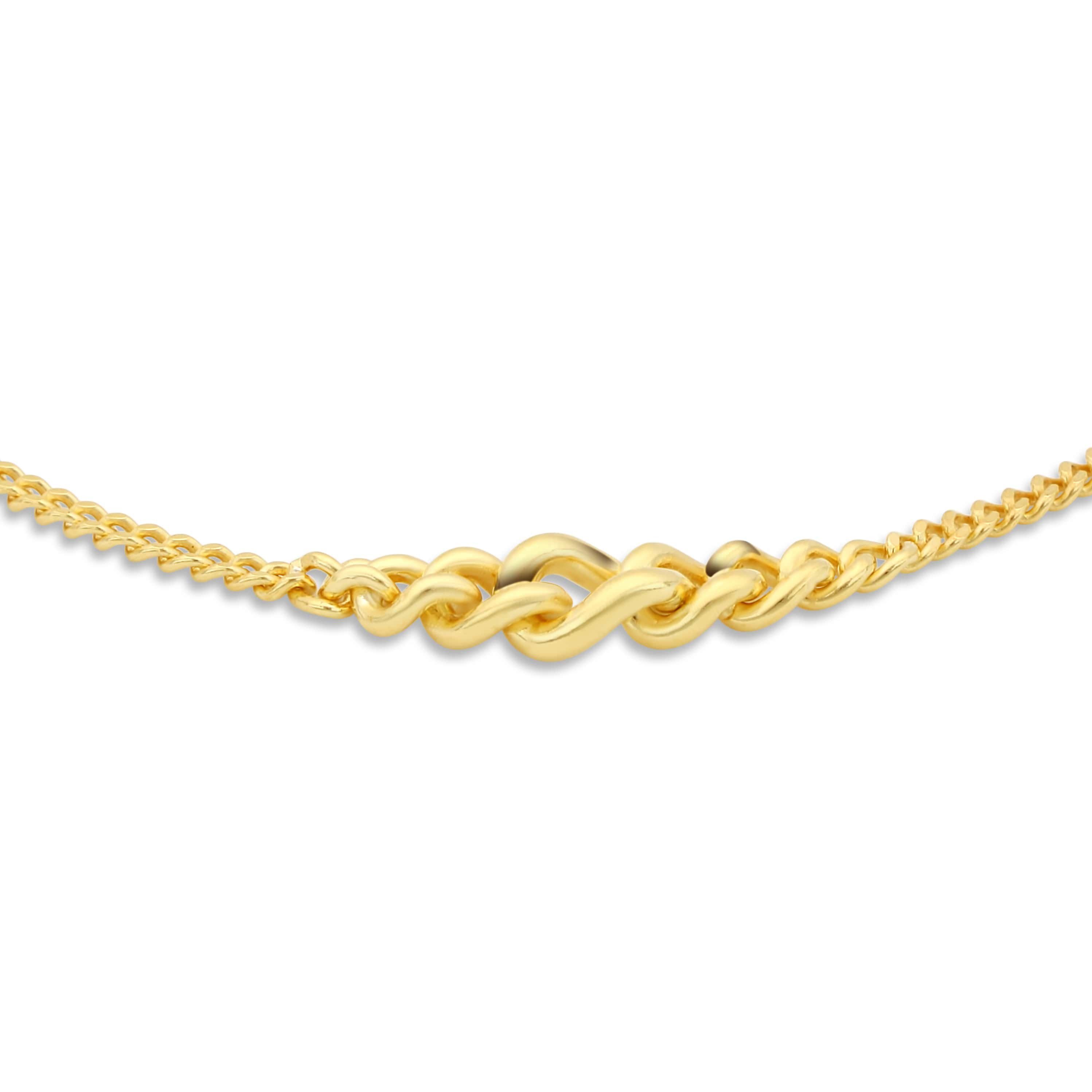 Armband Panzerarmband 2mm 585er Vergoldet Massiv 925 Silber, mit Verlängeru günstig online kaufen