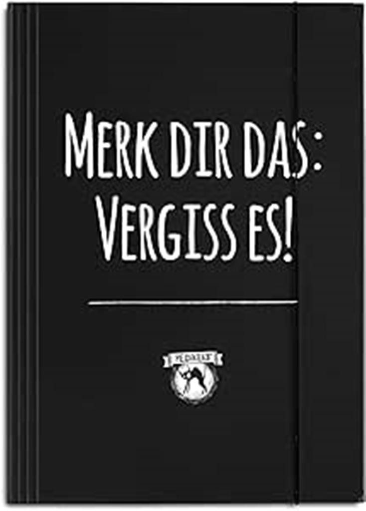 Pechkeks Schreibmappe Pechkeks Sammelmappe mit coolem Spruch mit Gummizug günstig online kaufen
