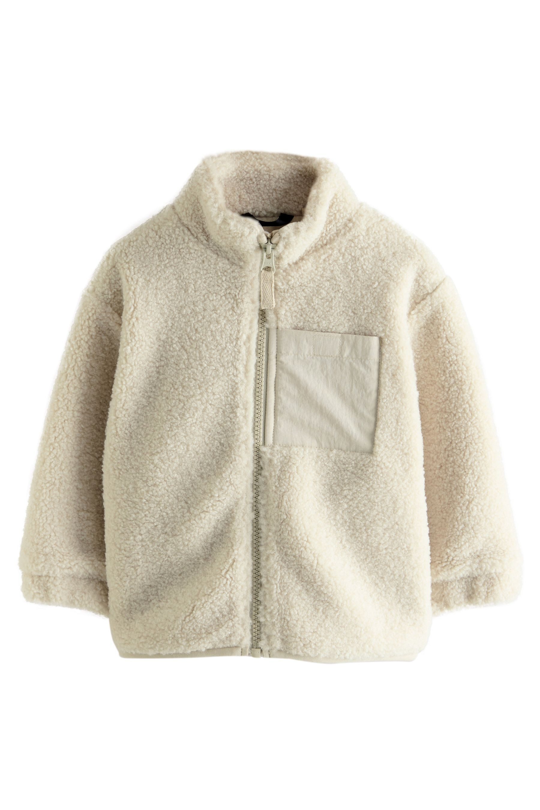 Next Fleecejacke Fleece-Oberteil mit durchgehendem Reißverschluss (1-St)