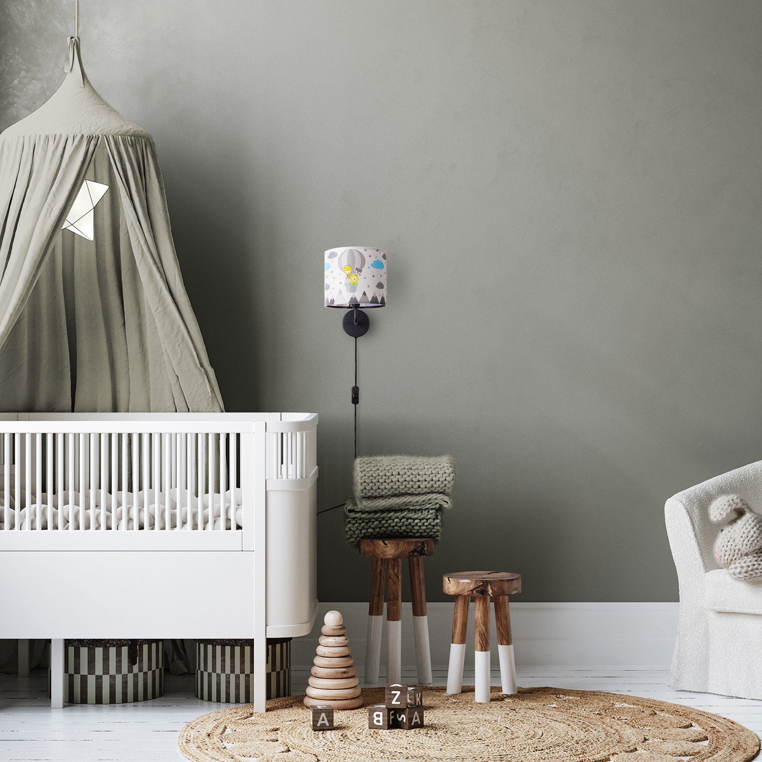Paco Home Wandleuchte Cosmo 343, ohne günstig online kaufen