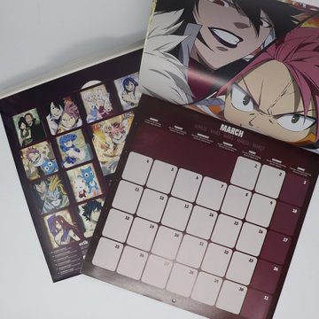 Grupo Erik Wandkalender Fairy Tail Kalender 2024