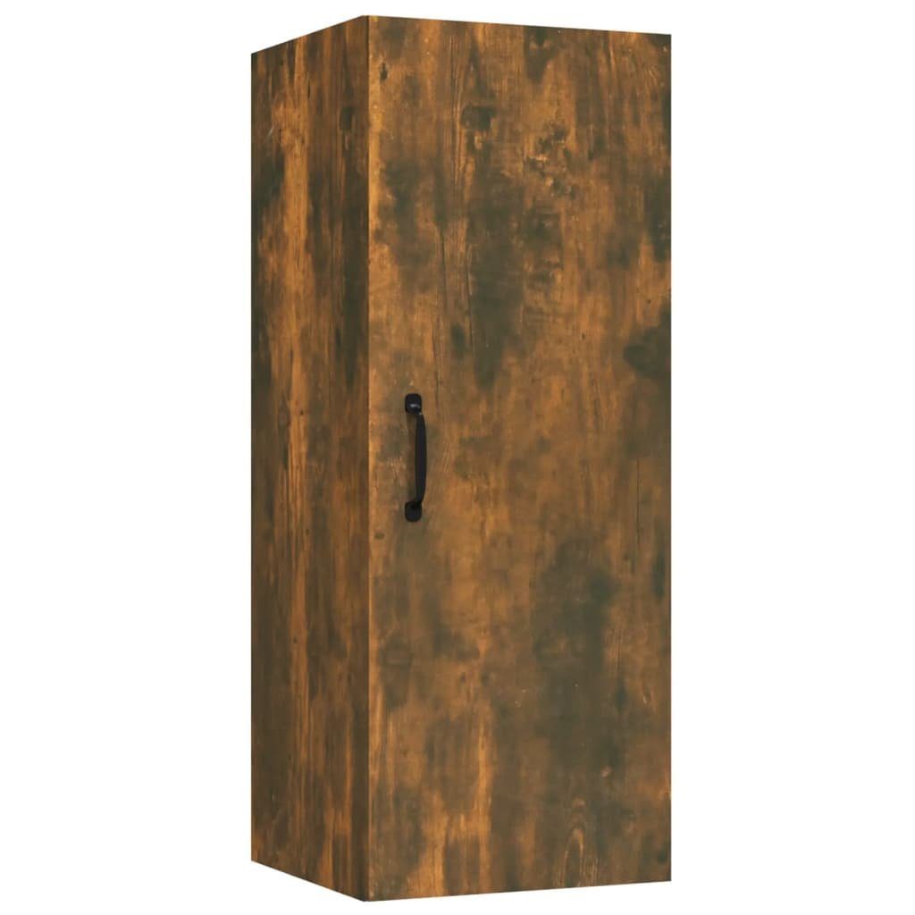 Regal Holzwerkstoff, 1-tlg. vidaXL Hängeschrank Räuchereiche cm 34,5x34x90