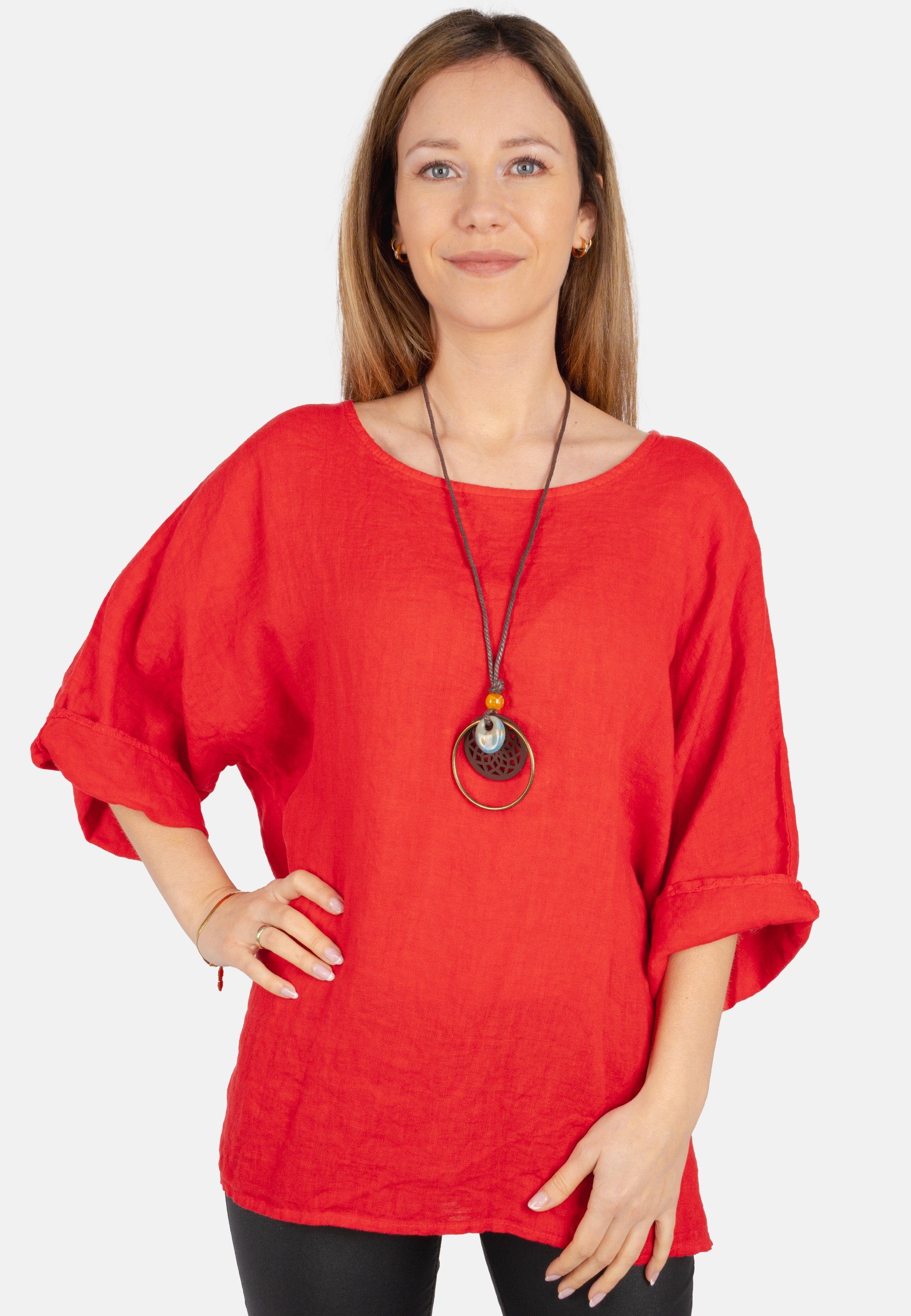 Seasons of April Kurzarmbluse Oversized Lina günstig online kaufen