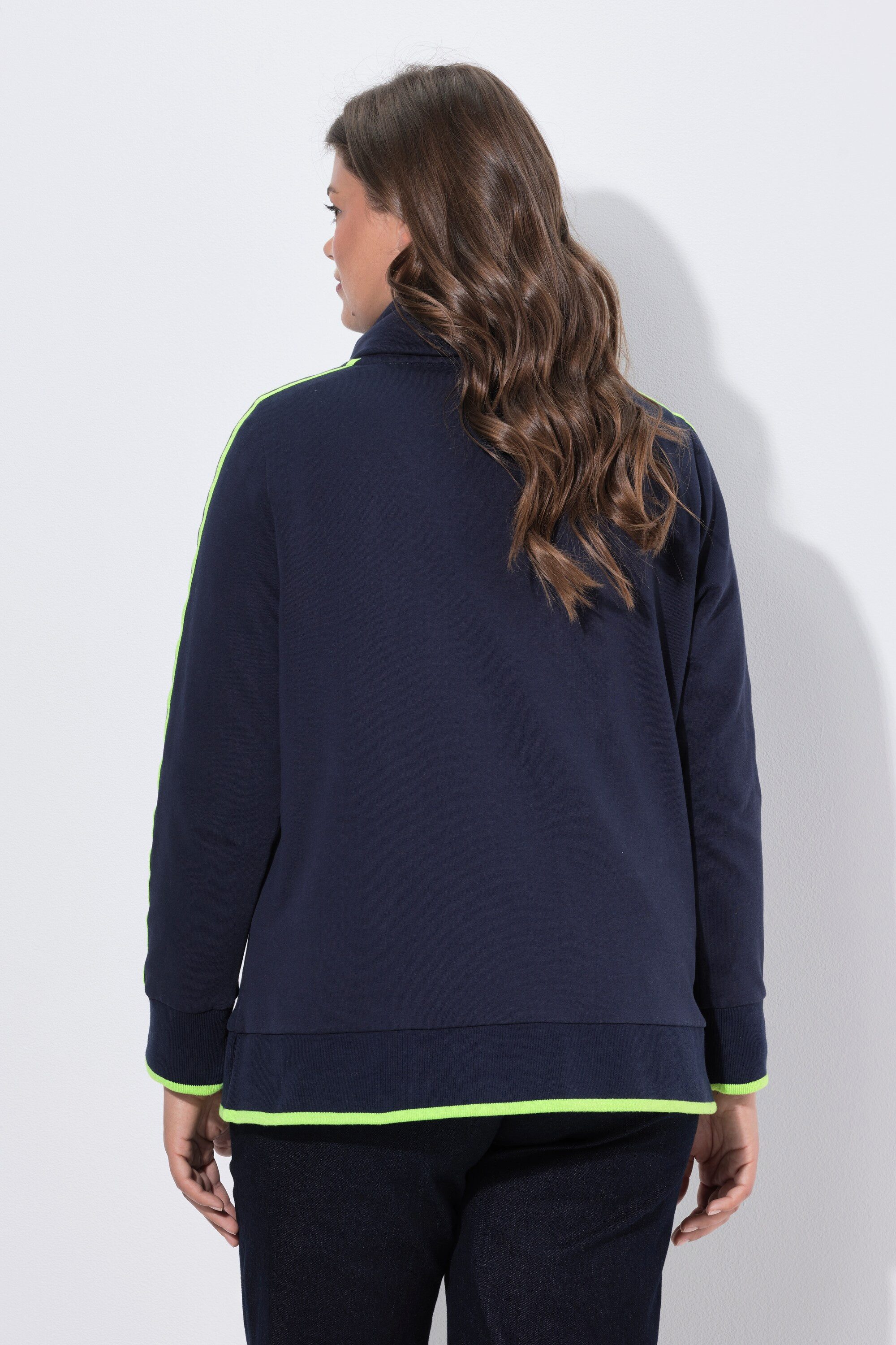 Laurasøn Sweatshirt Sweatshirt variabler Stehkragen Langarm – Bild 3 von 4