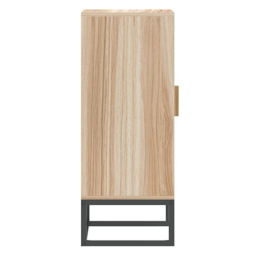 cm vidaXL Fächerschrank (1-St) Sideboard Braun 60x30x75 Holzwerkstoff