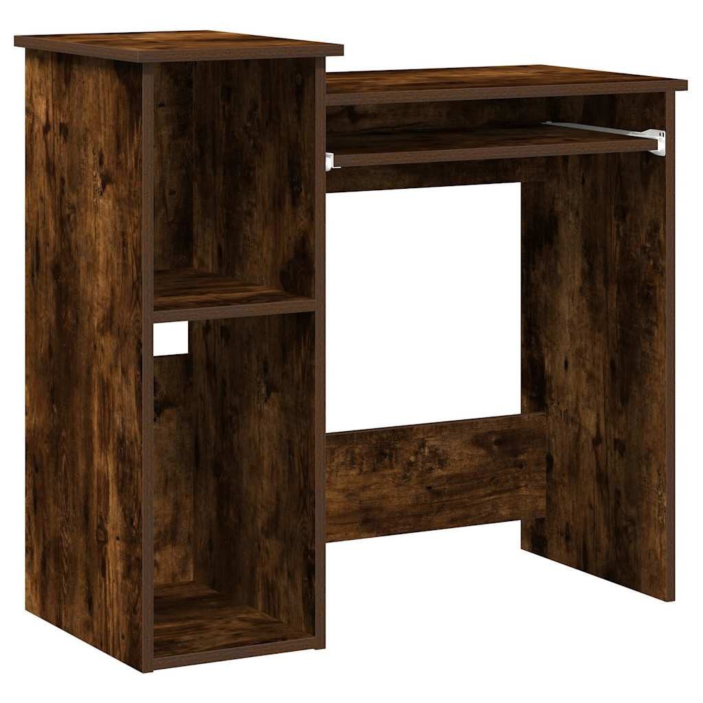 vidaXL Schreibtisch Schreibtisch mit Regal Räuchereiche günstig online kaufen
