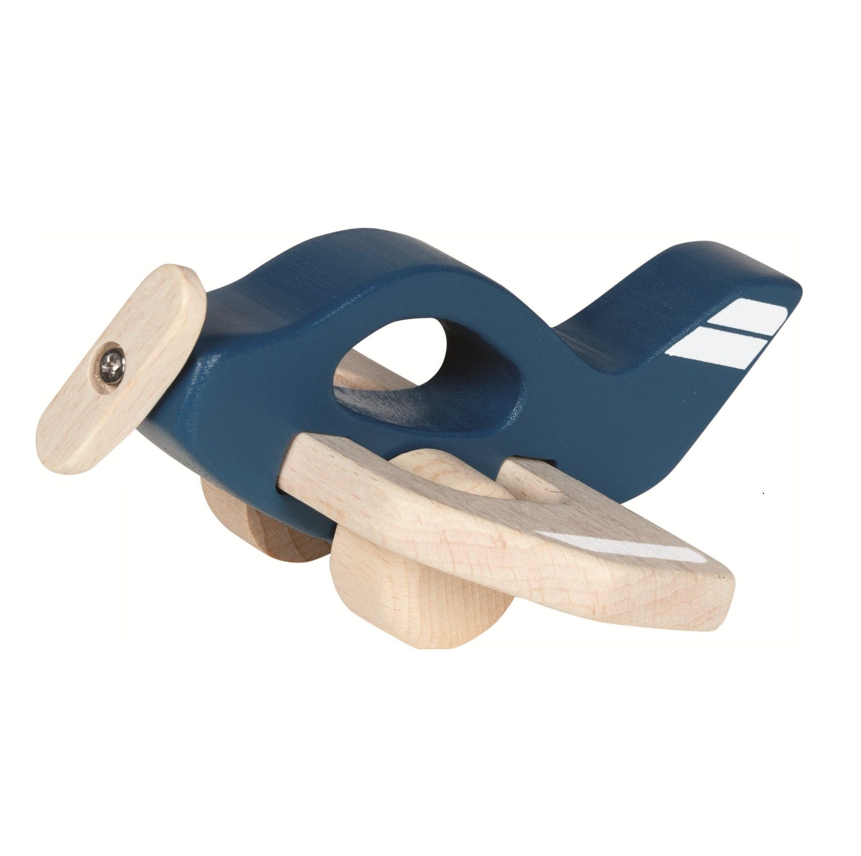 goki Spielzeug-Flugzeug Blau, 12M+