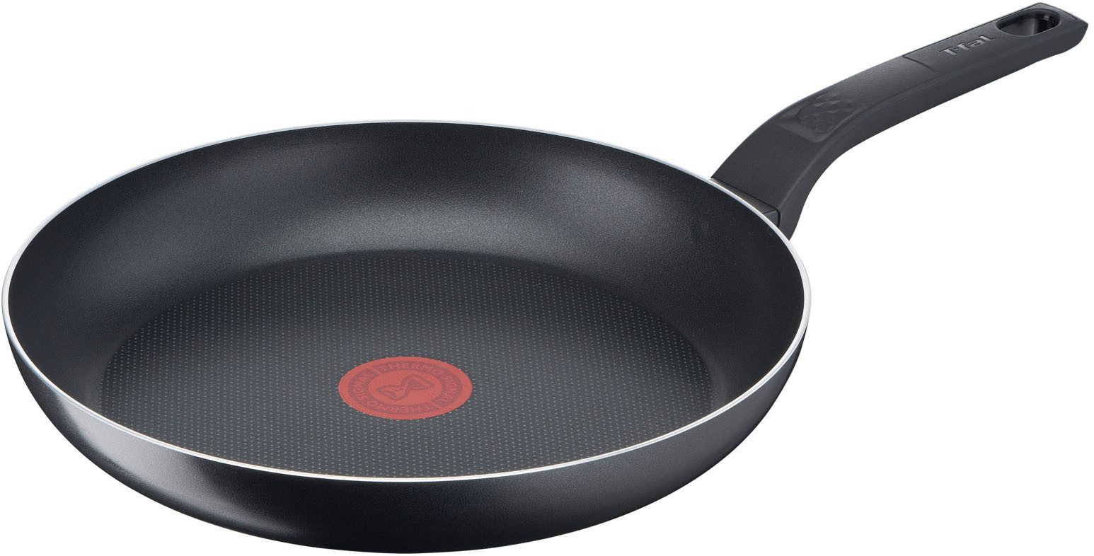 Tefal Pfannen-Set Easy Cook & Clean, Antihaftbeschichtung, nicht induktionsgeeignet, Aluminium (Set, 2-tlg., 2x Bratpfannen Ø 24/28 cm), Thermo-Signal Technologie, einfache Reinigung, Made in France, B55590