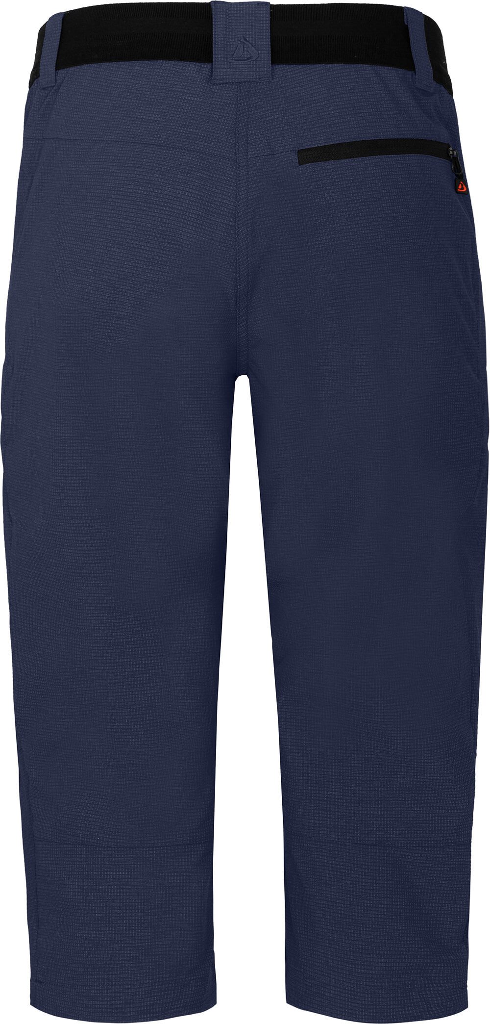 Bergson Outdoorhose PORI Capri Damen 3/4 Wanderhose, robust, elastisch, Normalgrößen, peacoat blau – Bild 2 von 5