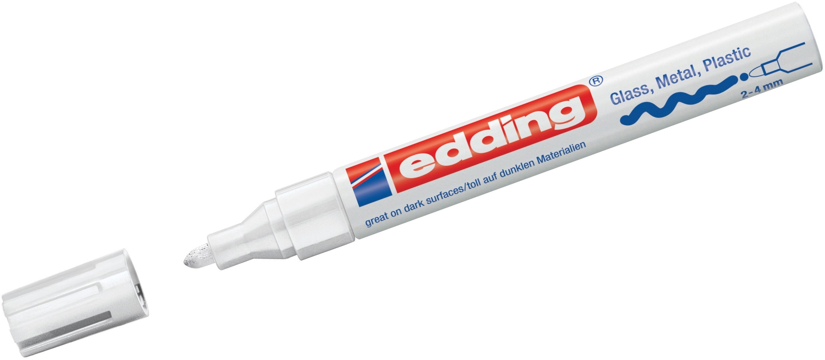 edding Permanentmarker Glanzlack-Marker edding 750 weiß