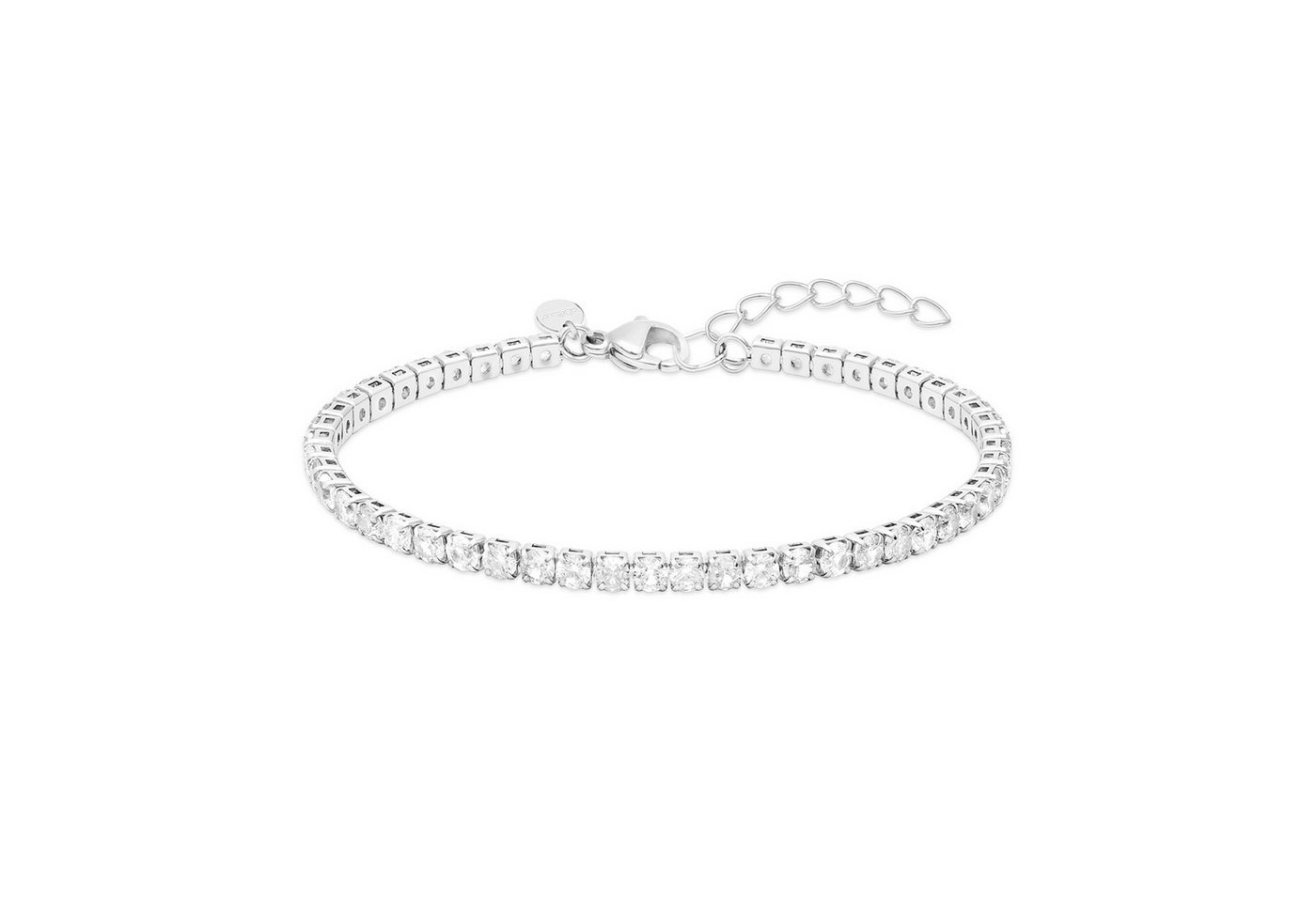 s.Oliver Armband Stone Row, mit Zirkonia (synth)