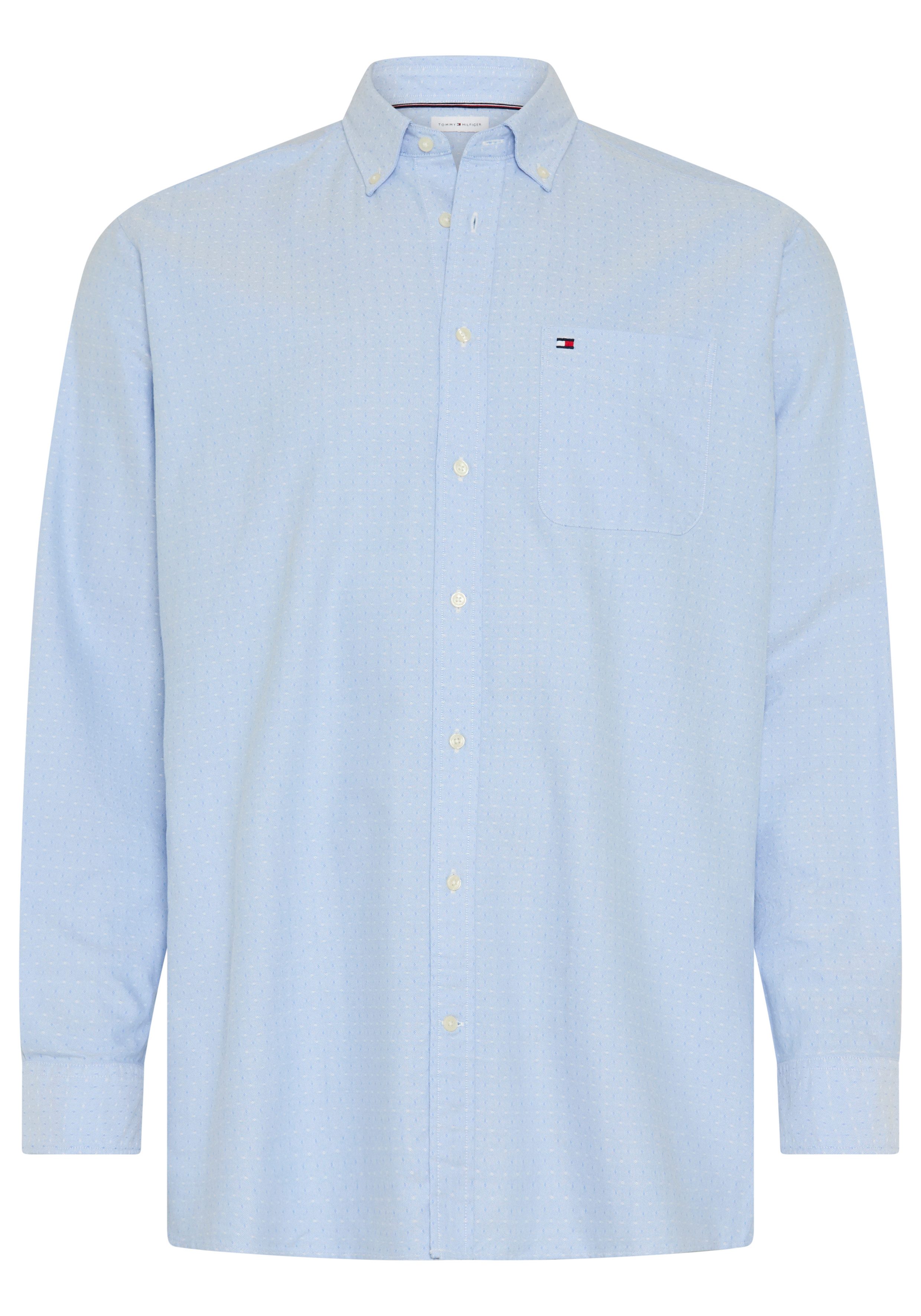 Tommy Hilfiger Big & Tall Langarmhemd BT-OXFORD DOBBY Große Größen