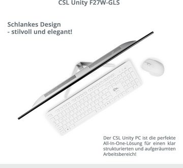 CSL Unity F27-GLS mit Windows 10 Pro All-in-One PC (27 Zoll, Intel® Celeron Celeron® N4120, UHD Graphics 600, 8 GB RAM, 128 GB SSD)