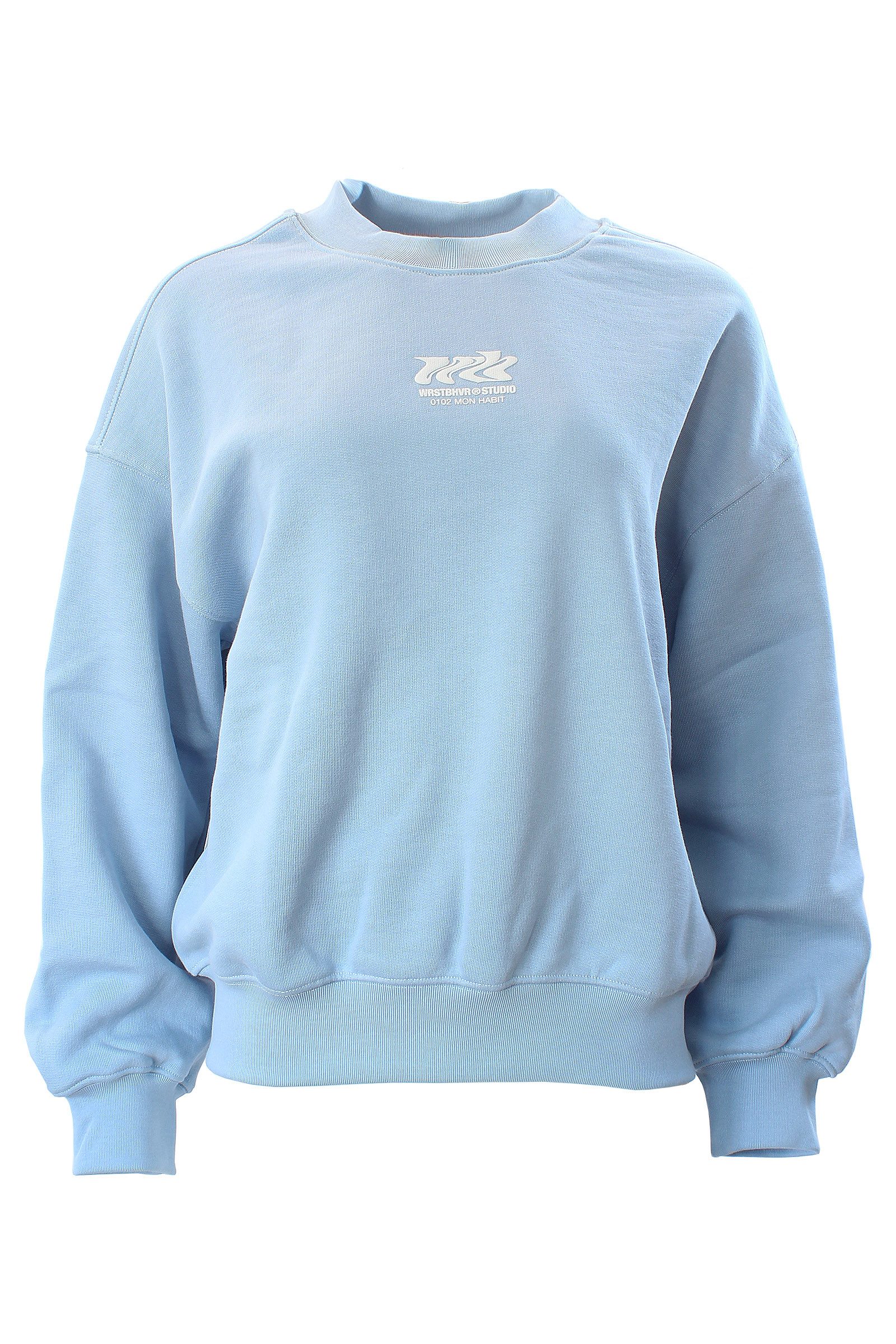 WRSTBHVR Sweatshirt WRSTBHVR Unisex Blizz Sweatshirt Subdued Blue