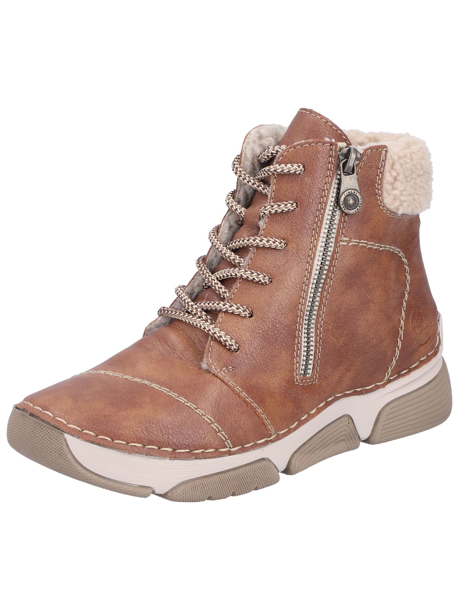 Rieker Rieker Stiefelette Lederimitat/Textil Schnürstiefelette günstig online kaufen