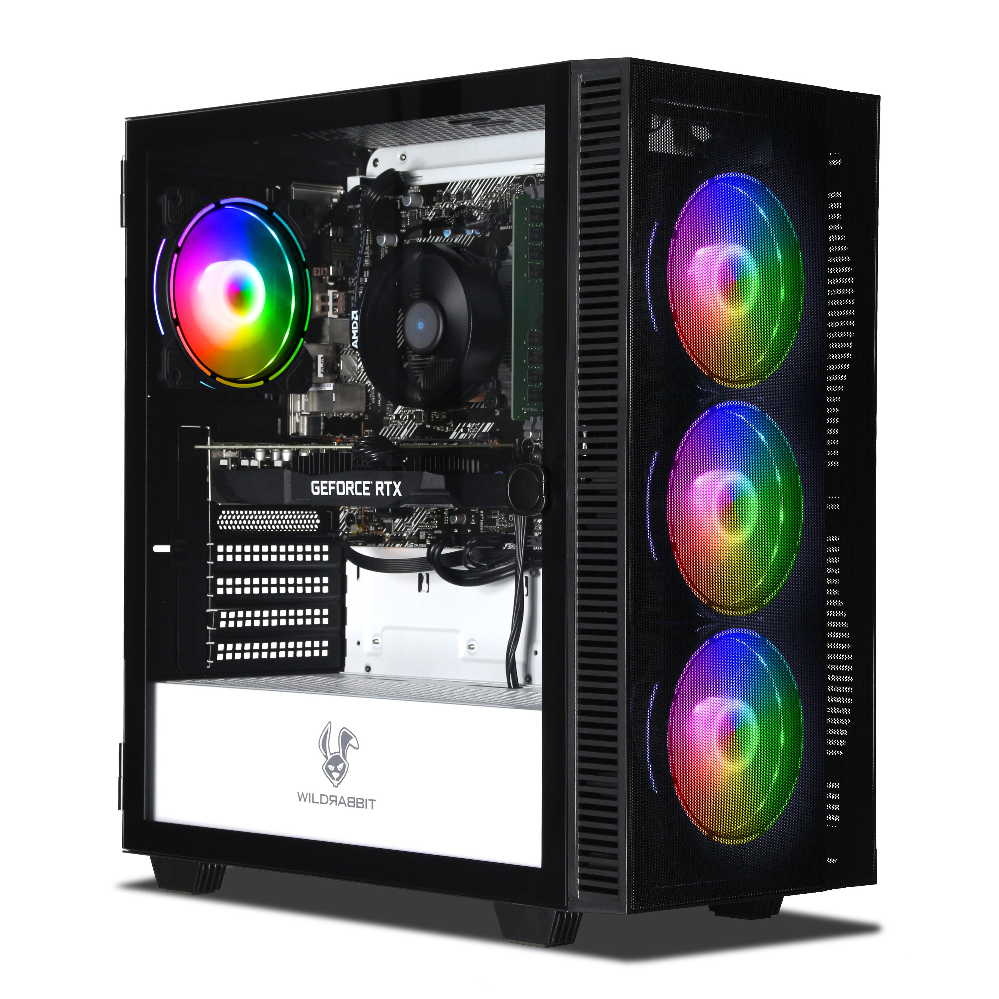 ANKERMANN-PC Phantom Gaming V3 Gaming-PC (AMD Ryzen 5 5500, GeForce RTX 3050, 16 GB RAM, 1000 GB SSD, Luftkühlung)