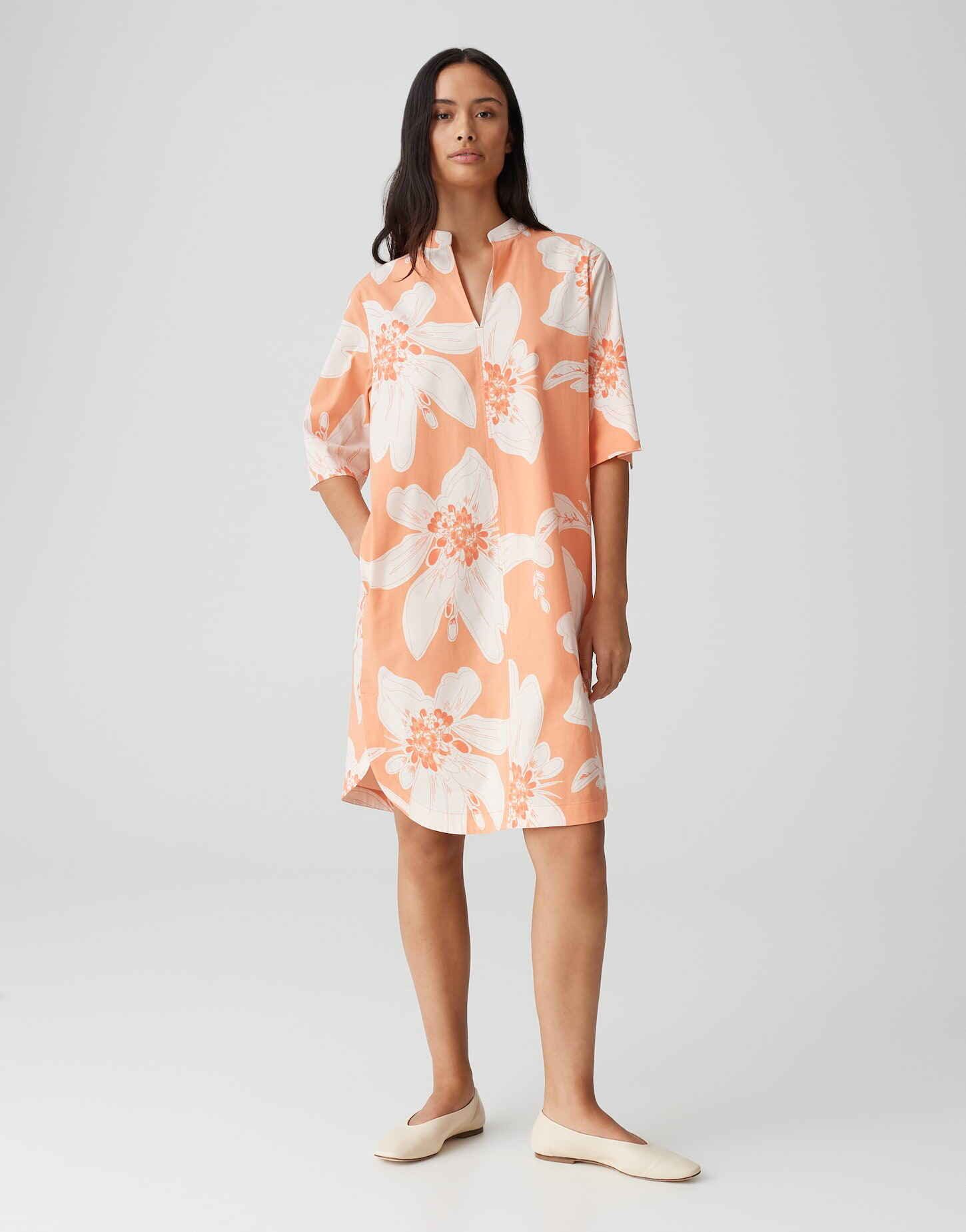 Blusenkleid WIARA Regular aus nachhaltigem BCI Cotton Mix