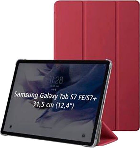 Hama Tablet-Hülle Tablet Case "Fold Clear" für Galaxy S7 FE, S7+, S8+,  12,4" 31,5 cm (12,4 Zoll)