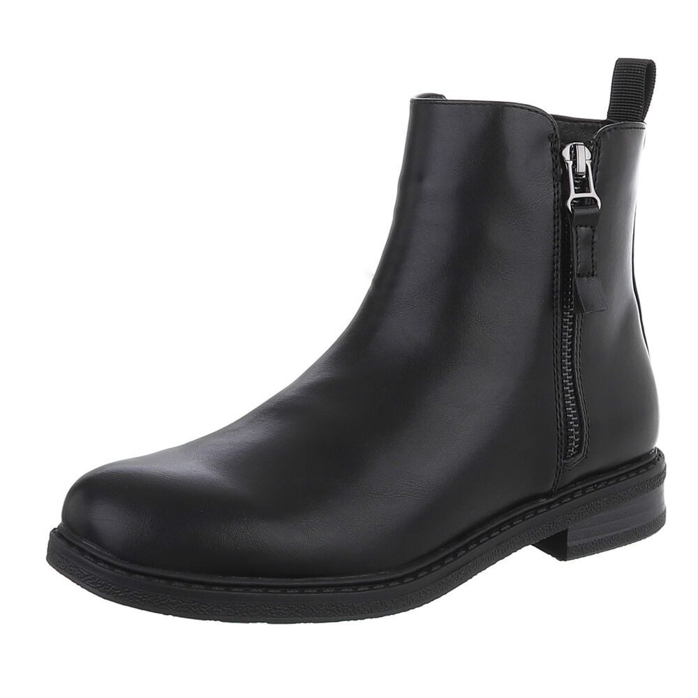 Ital-Design Eleganter Chelsea-Boot mit Reißverschluss für Damen Stiefelette günstig online kaufen