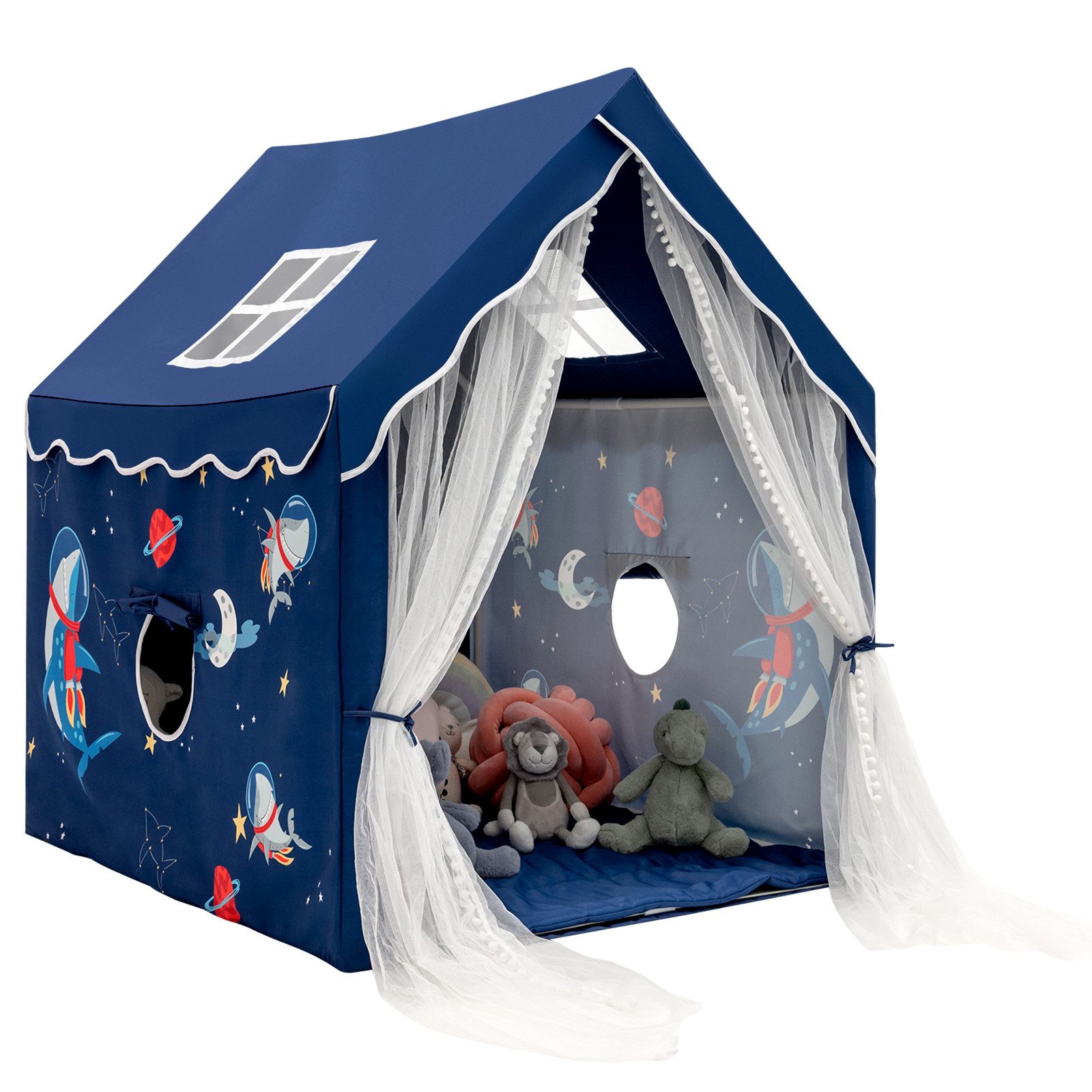 COSTWAY Spielzelt Kinderzelt, Spielhaus 121 x 105 x 137 cm günstig online kaufen