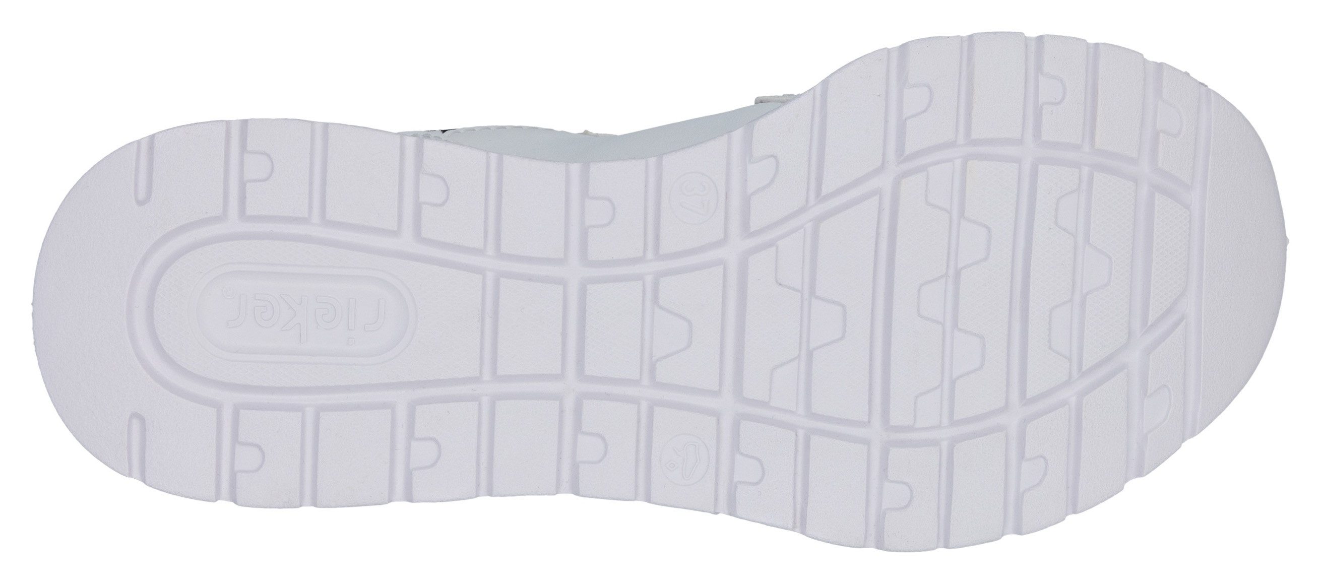 Rieker Sport Edina Slip-On Sneaker Chunky Slipper, Freizeitschuh in veganer Verarbeitung