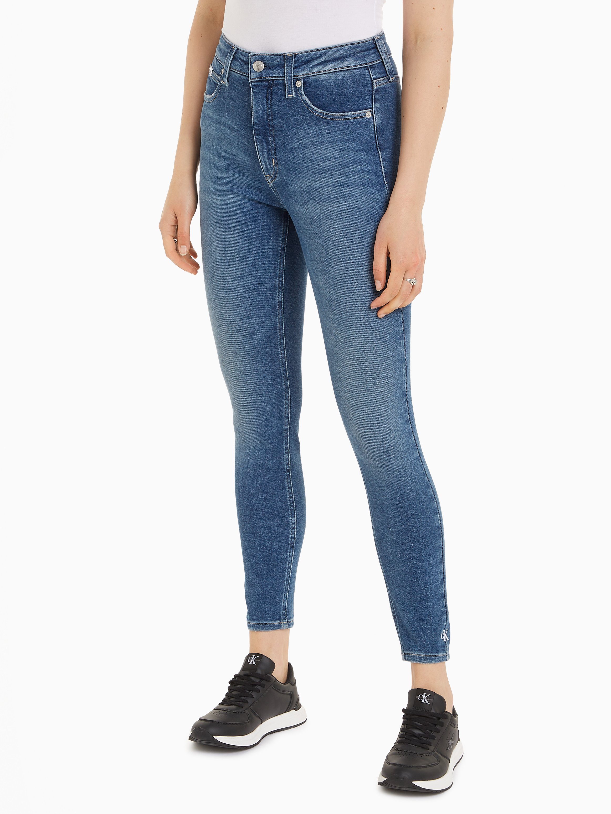 ANKLE SUPER HIGH RISE Jeans SKINNY Ankle-Jeans Calvin Klein