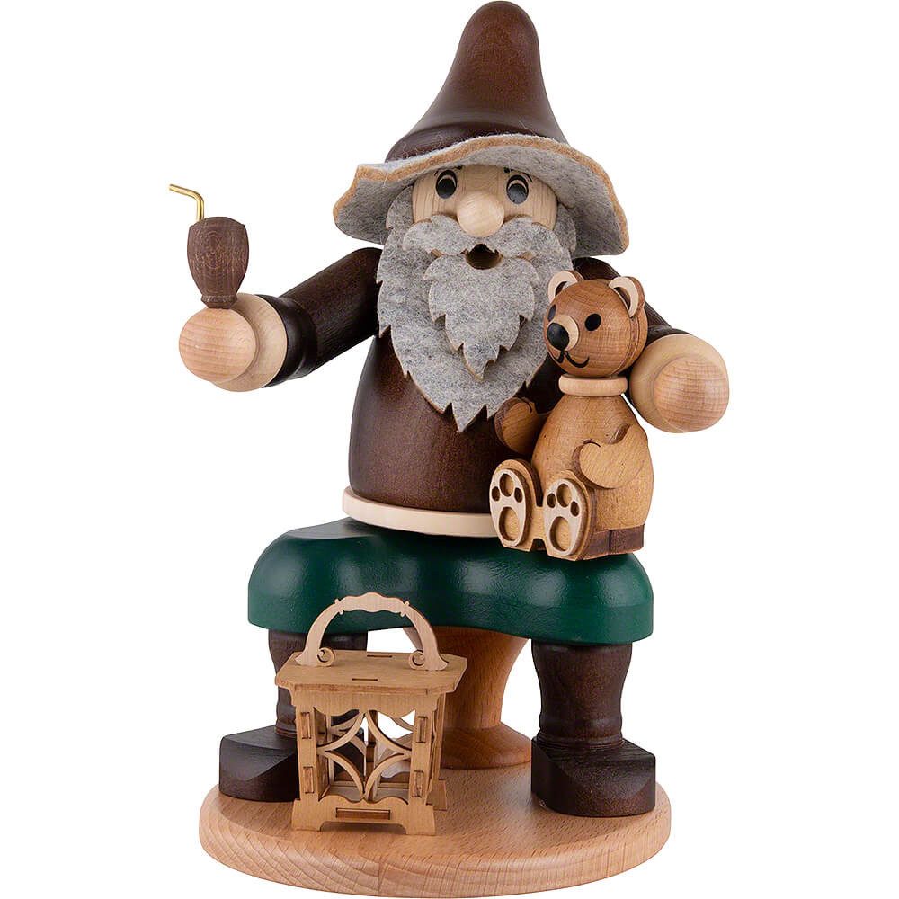 Zeidler Holzkunst Räuchermännchen Wichtel (23cm) Räuchermann von Zeidler Holzkunst